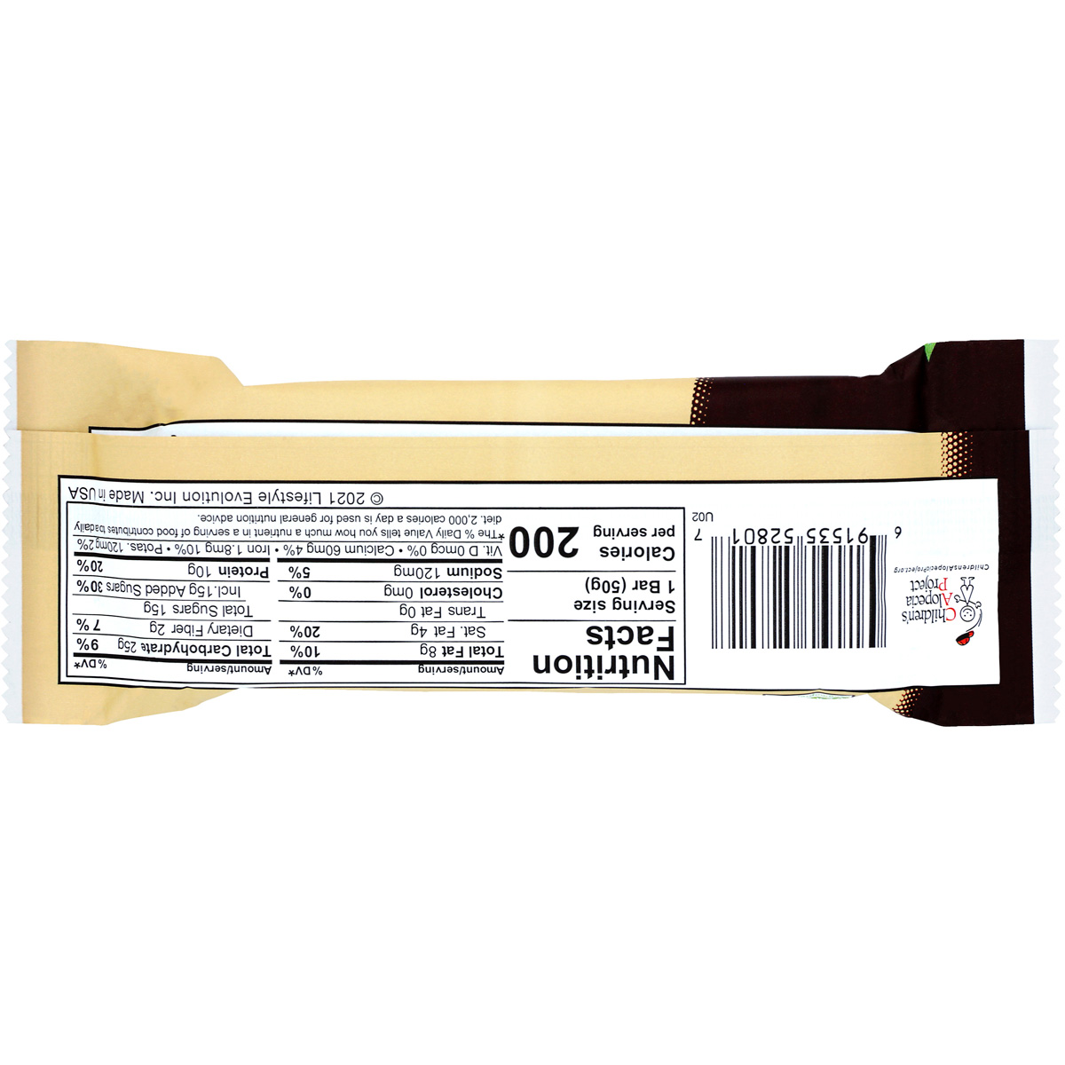 Nugo Dark Chocolate Coconut Protein Bar 1.75 Oz 1.76