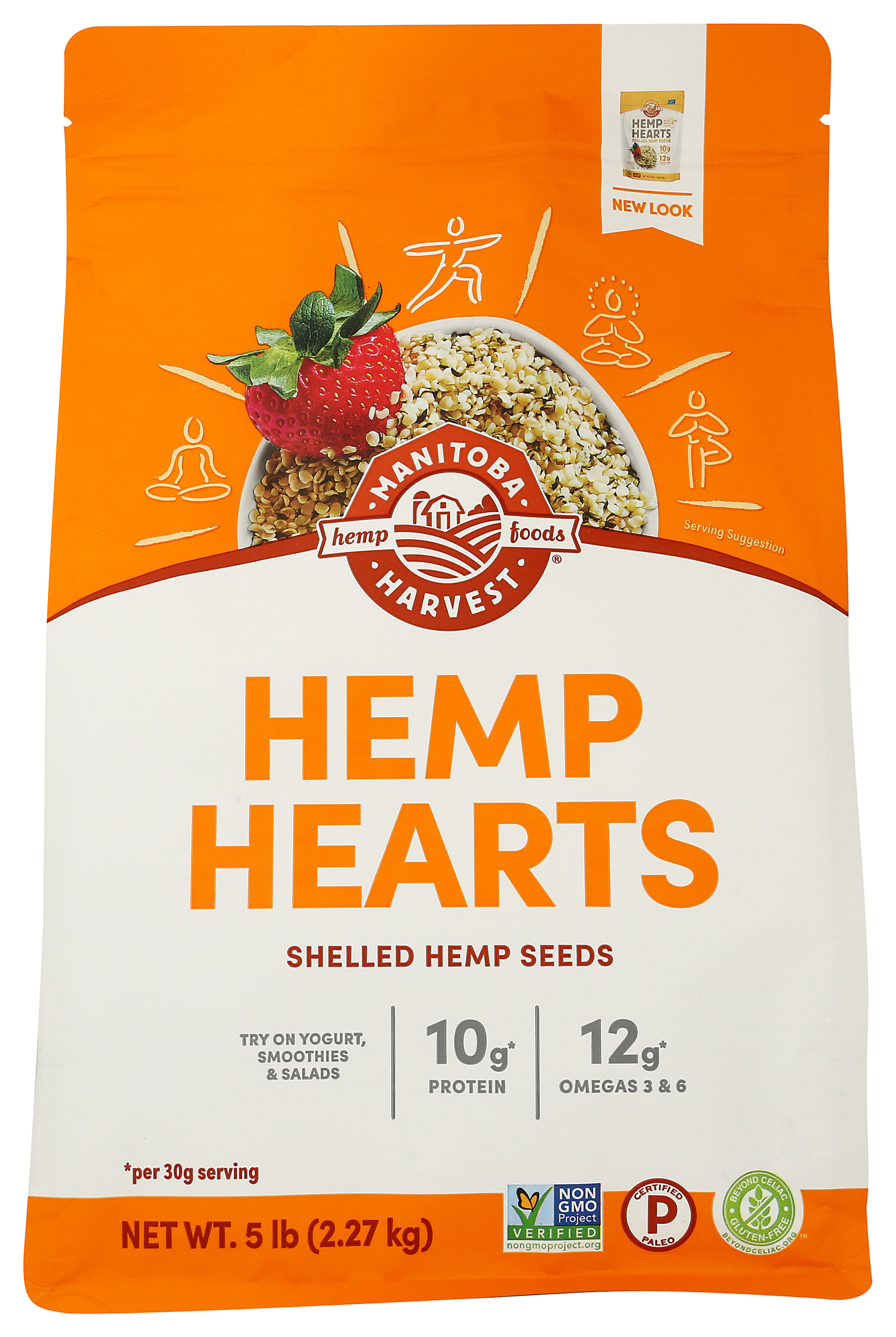Manitoba Harvest Hemp Hearts Shelled Seeds 5 Lb Pouch