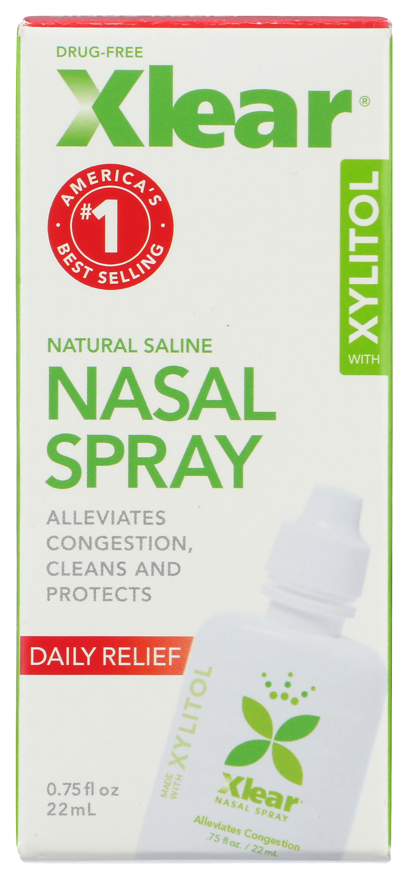 Xlear Natural Saline Nasal Spray Fast Relief