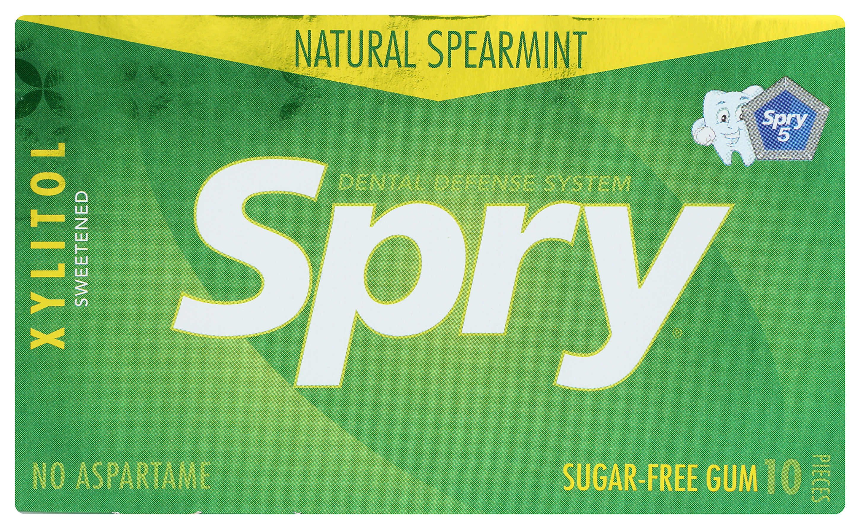 Spry Good Small Spry Gum Spearmint 10pk 10 PC Pack of 20 for sale online | eBay