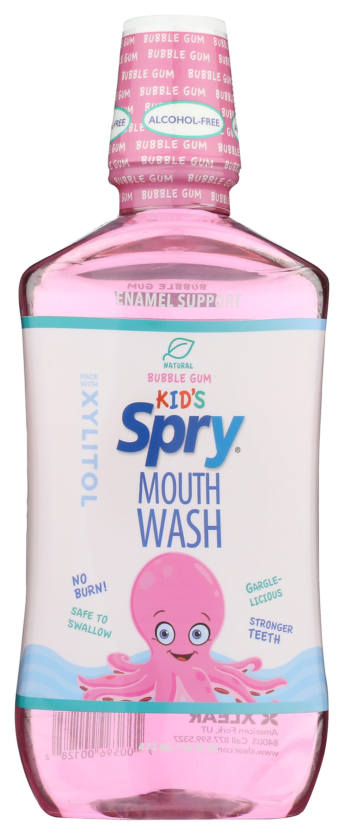 Spry Kid'S Enamel Support Mouthwash Natural Bubblegum