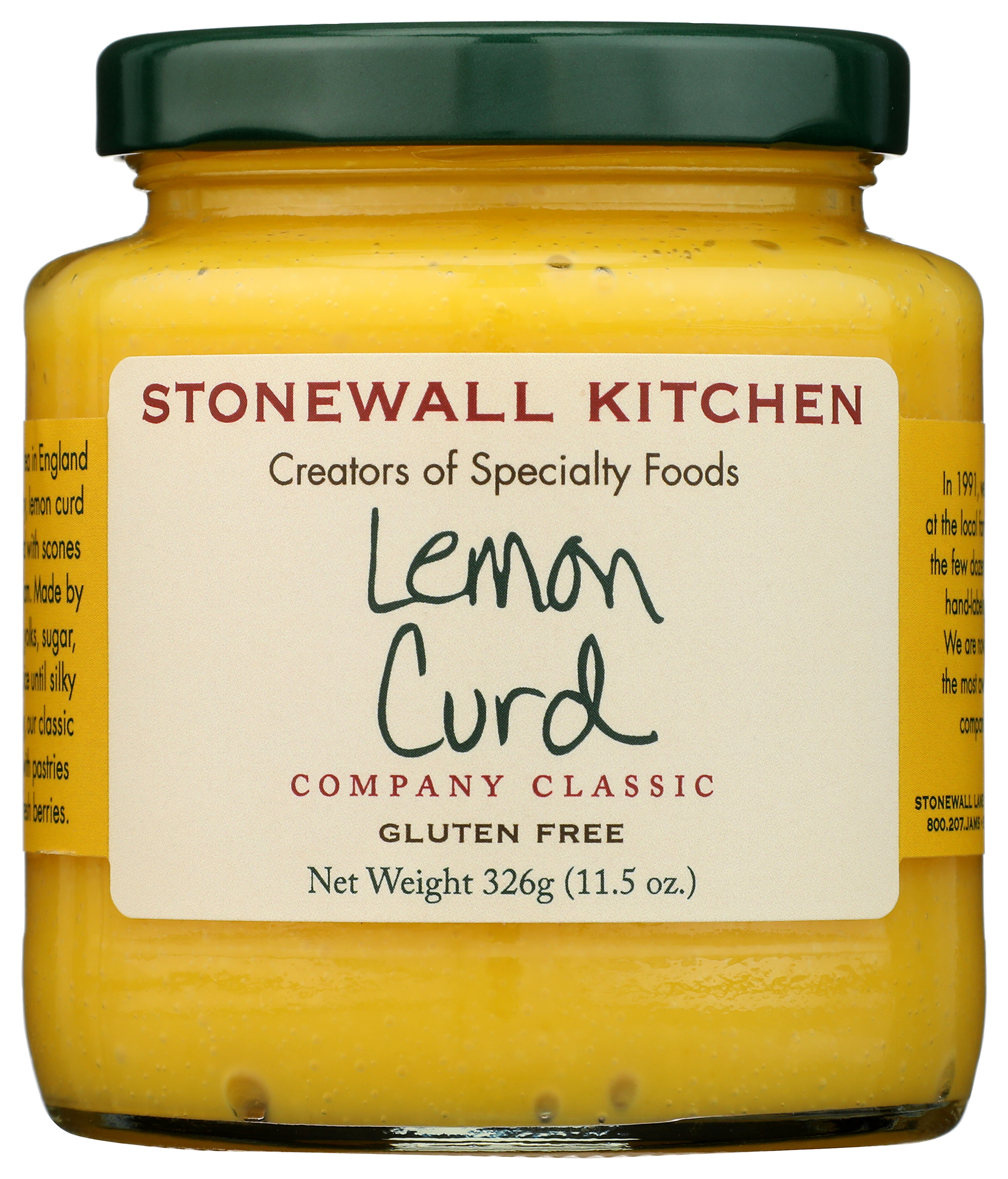 Stonewall Kitchen Lemon Curd 11.5 Oz Gluten Free Tea