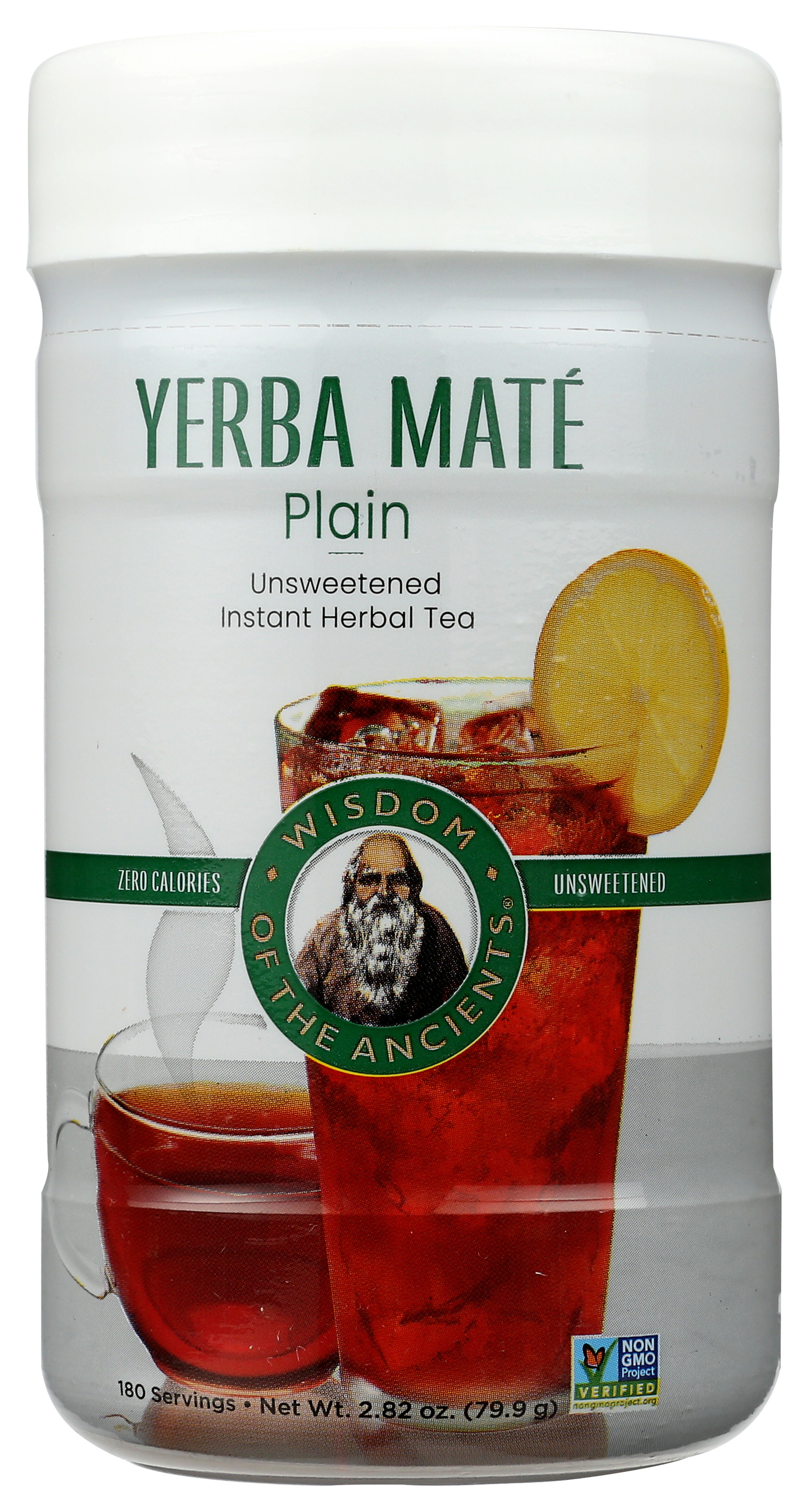 Wisdom Of The Ancients Yerba Mate Instant Herbal Tea Plain Unsweetened