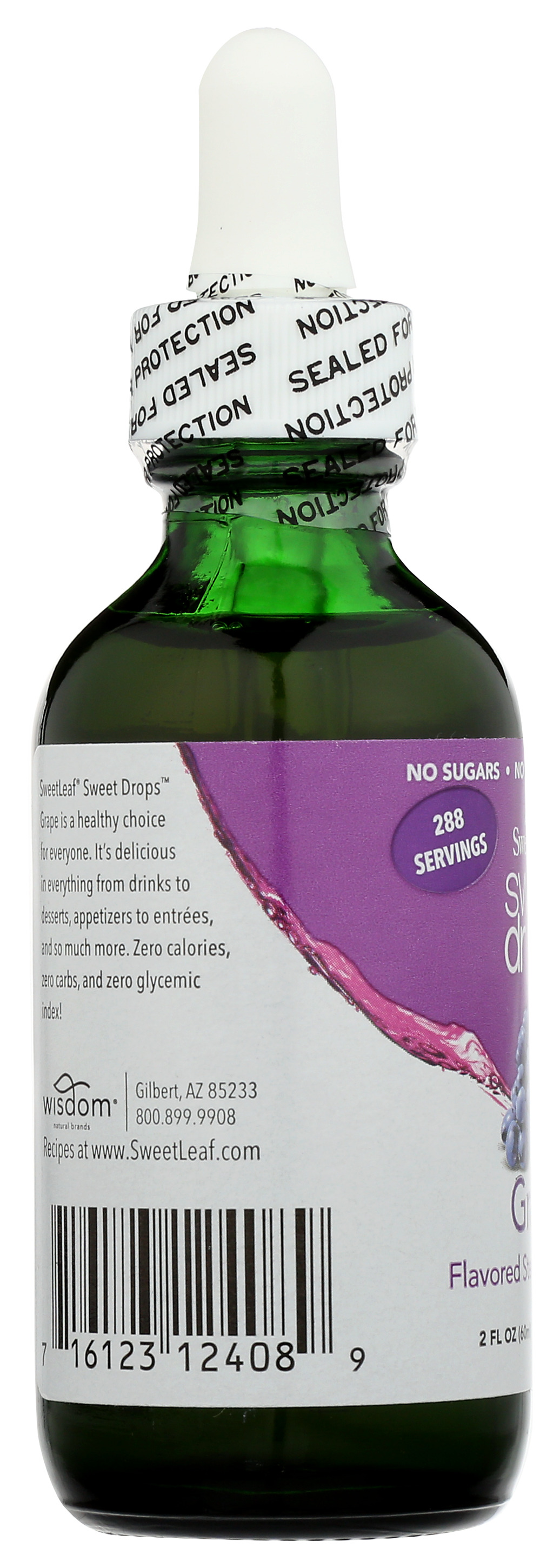Sweetleaf Sweet Drops Grape Flavored Stevia Sweetener 2 Fl Oz