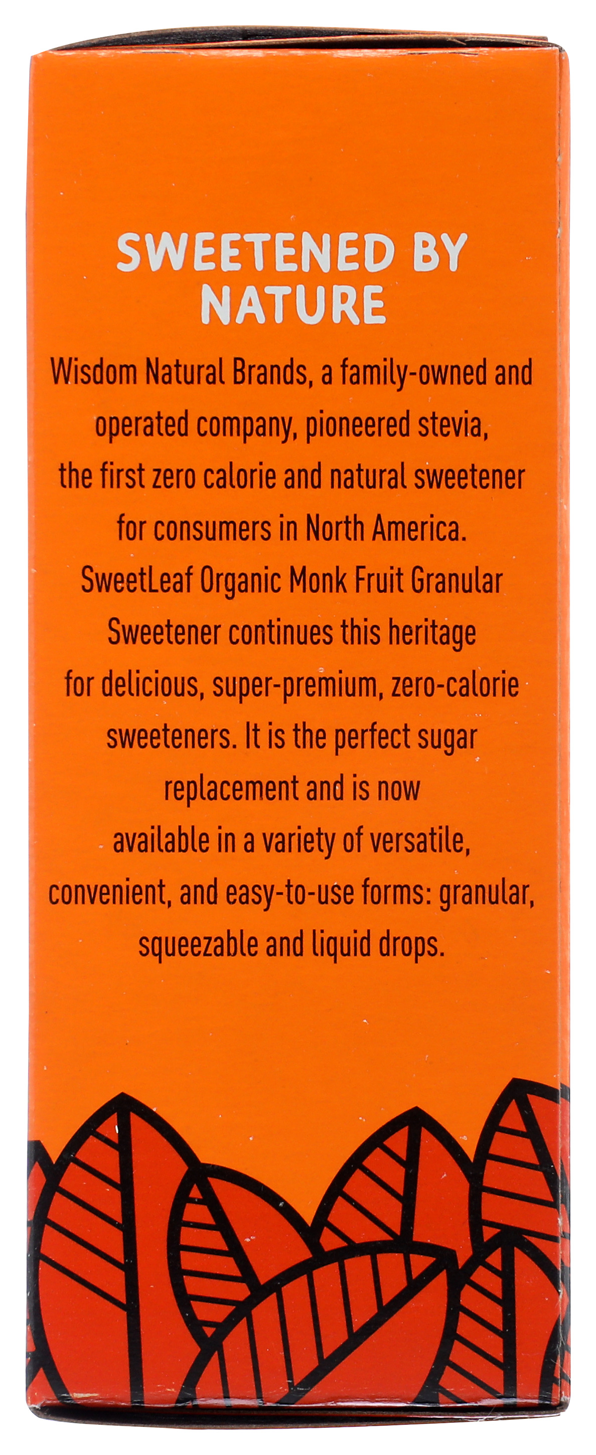 Sweetleaf Organic Monk Fruit Granular Sweetener 40 Packets Tea Coffee