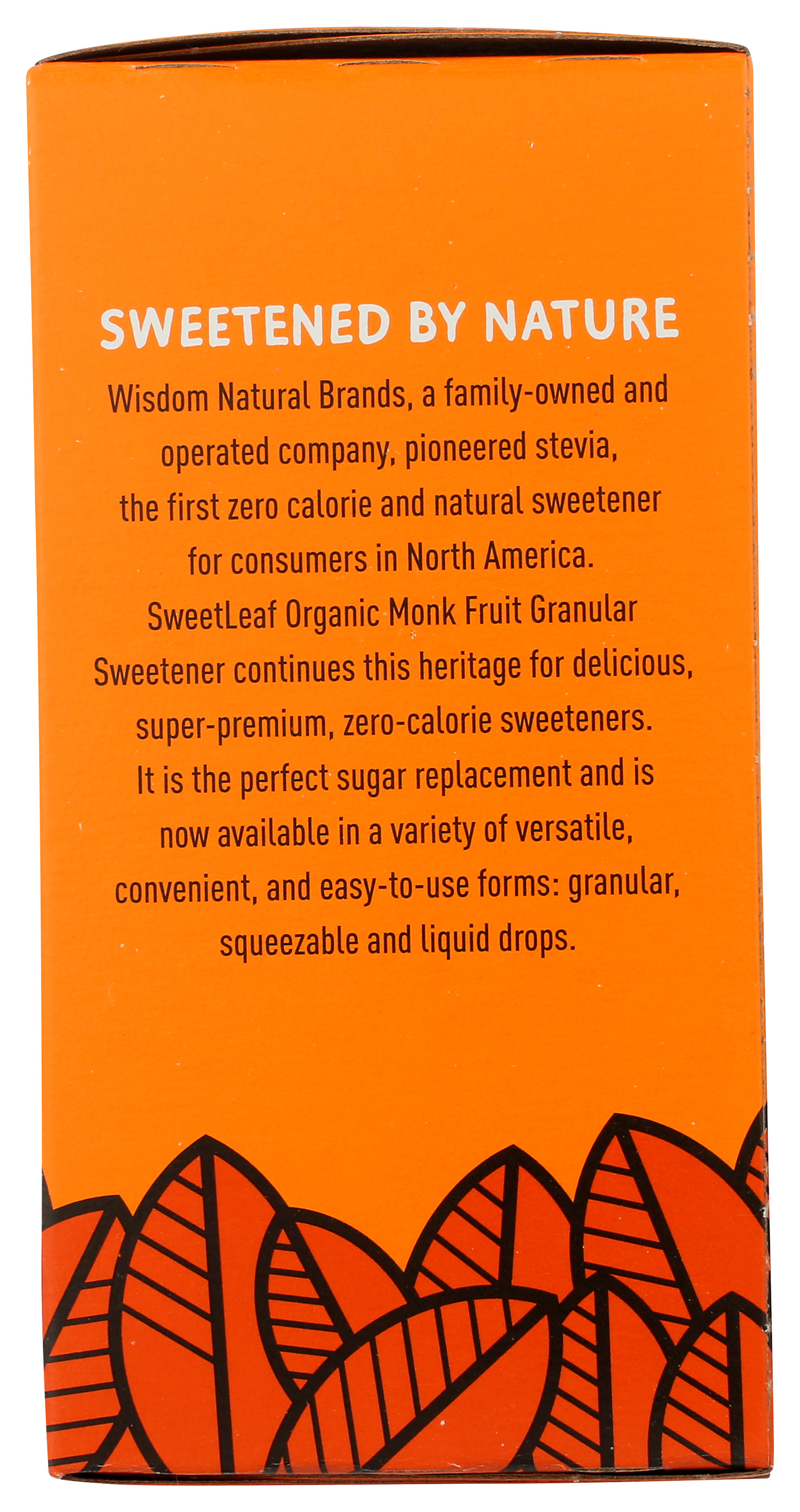 Sweetleaf Organic Monk Fruit Granular Sweetener 80 Packets Tea Coffee
