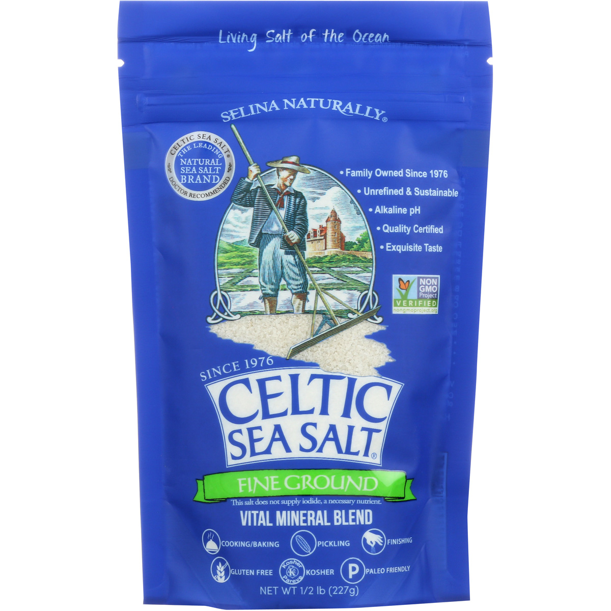 Celtic Sea Salt Fine Ground Vital Mineral Blend 5 Lb