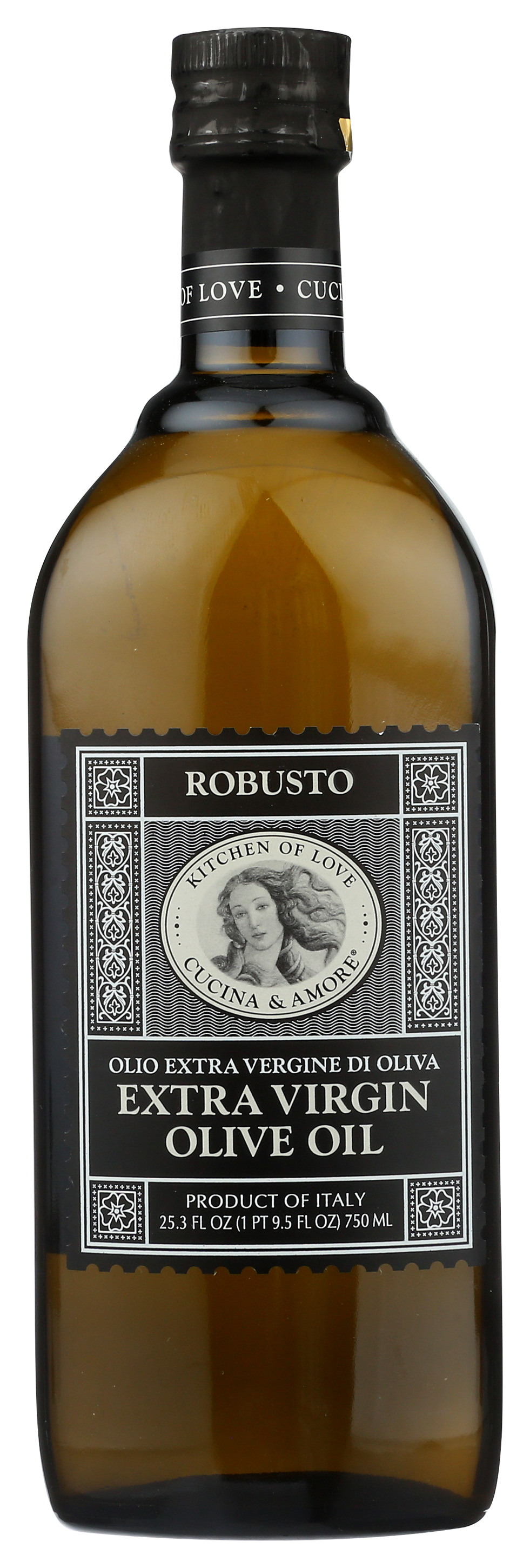 Robusto Extra Virgin Olive Oil By Cucina & Amore 25.3 Fluid Ounce Oz