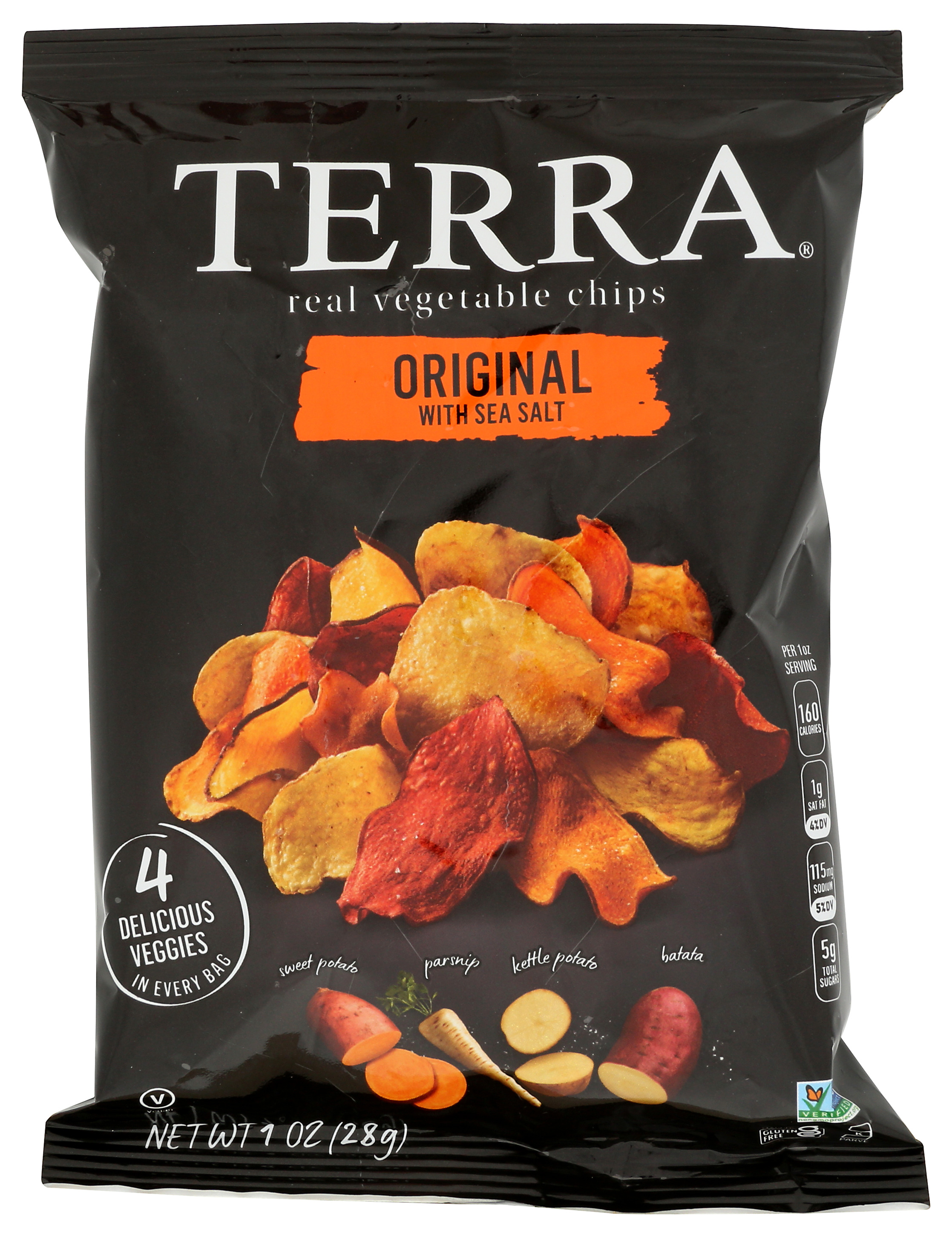 Terra Original Vegetable Chips With Sea Salt 1 Oz