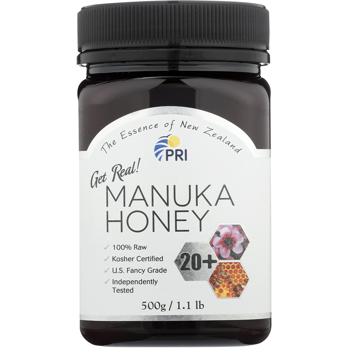 Pacific Resources Intl Manuka Honey 20+ 500G Raw 500 G