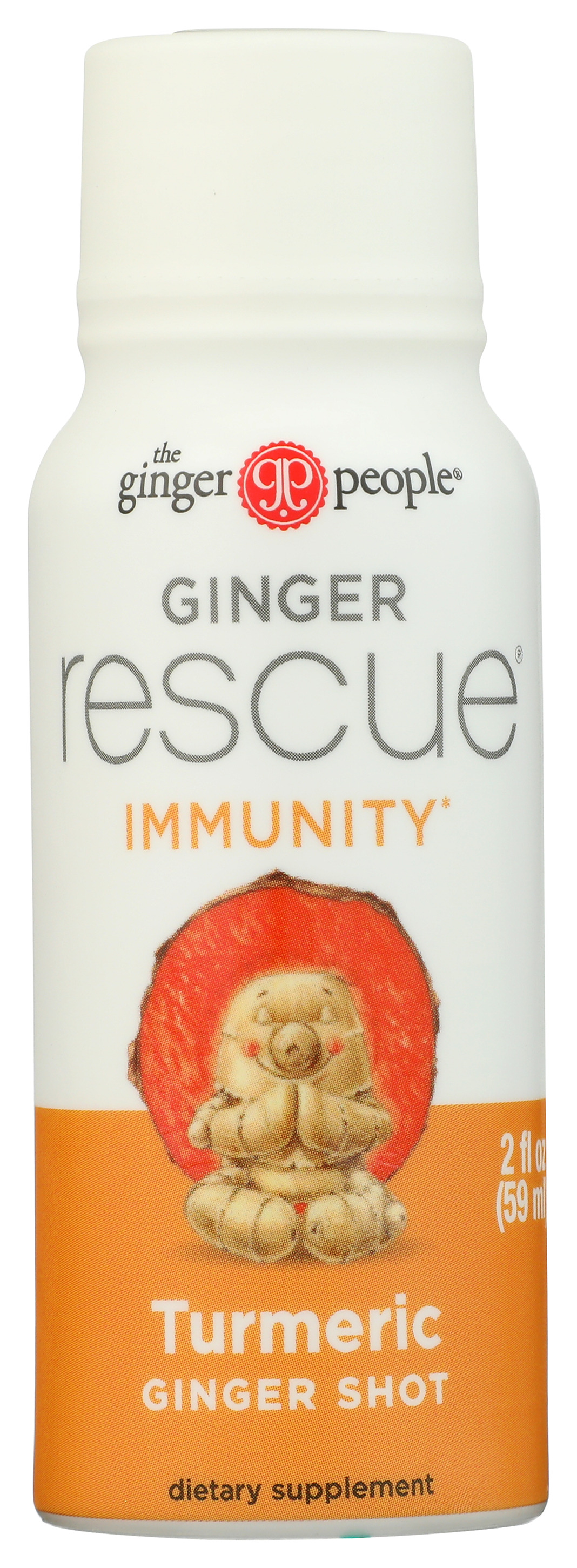 Turmeric Ginger Shot By The People 2 Oz Dietary Supplement