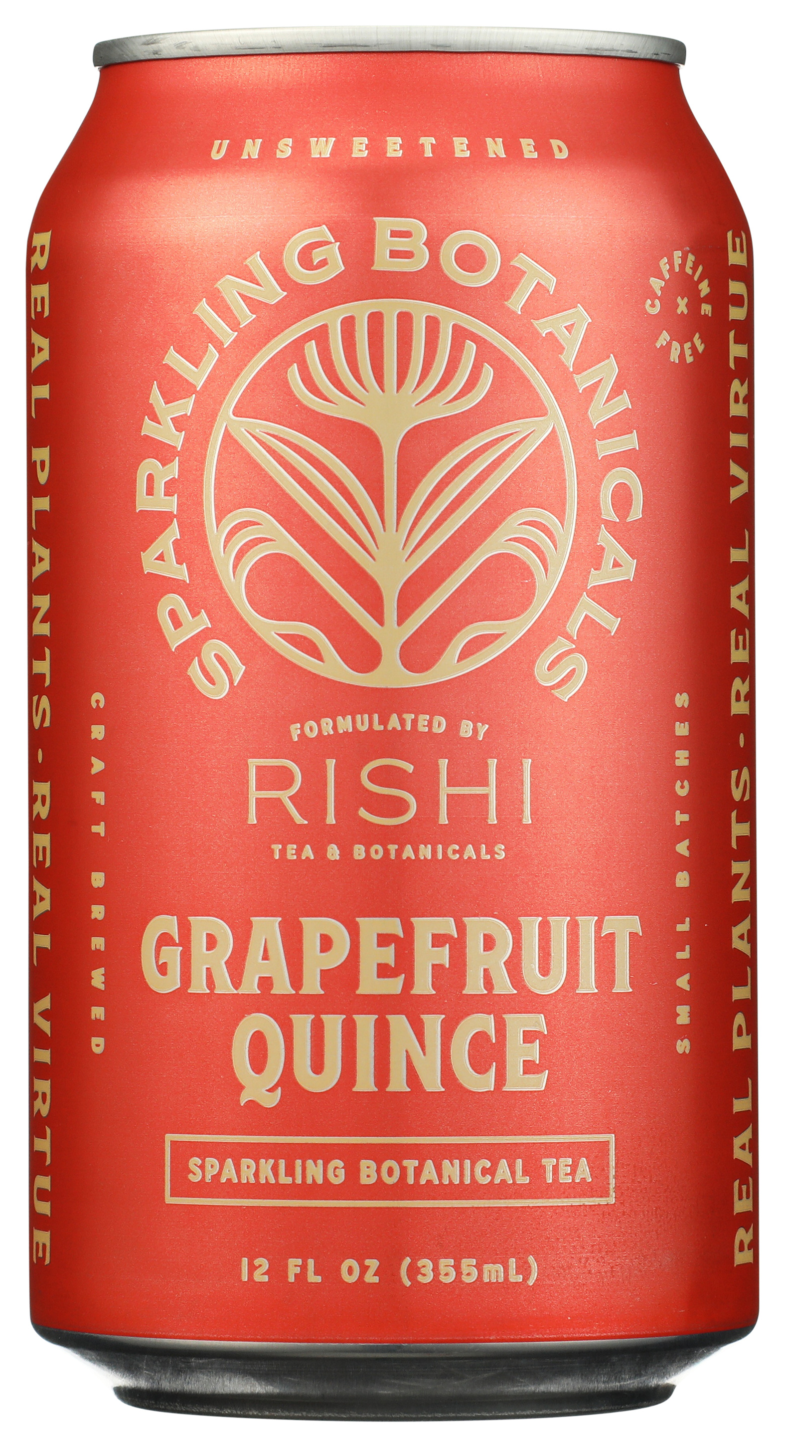 Rishi Sparkling Botanical Tea Grapefruit Quince 12 Fl Oz