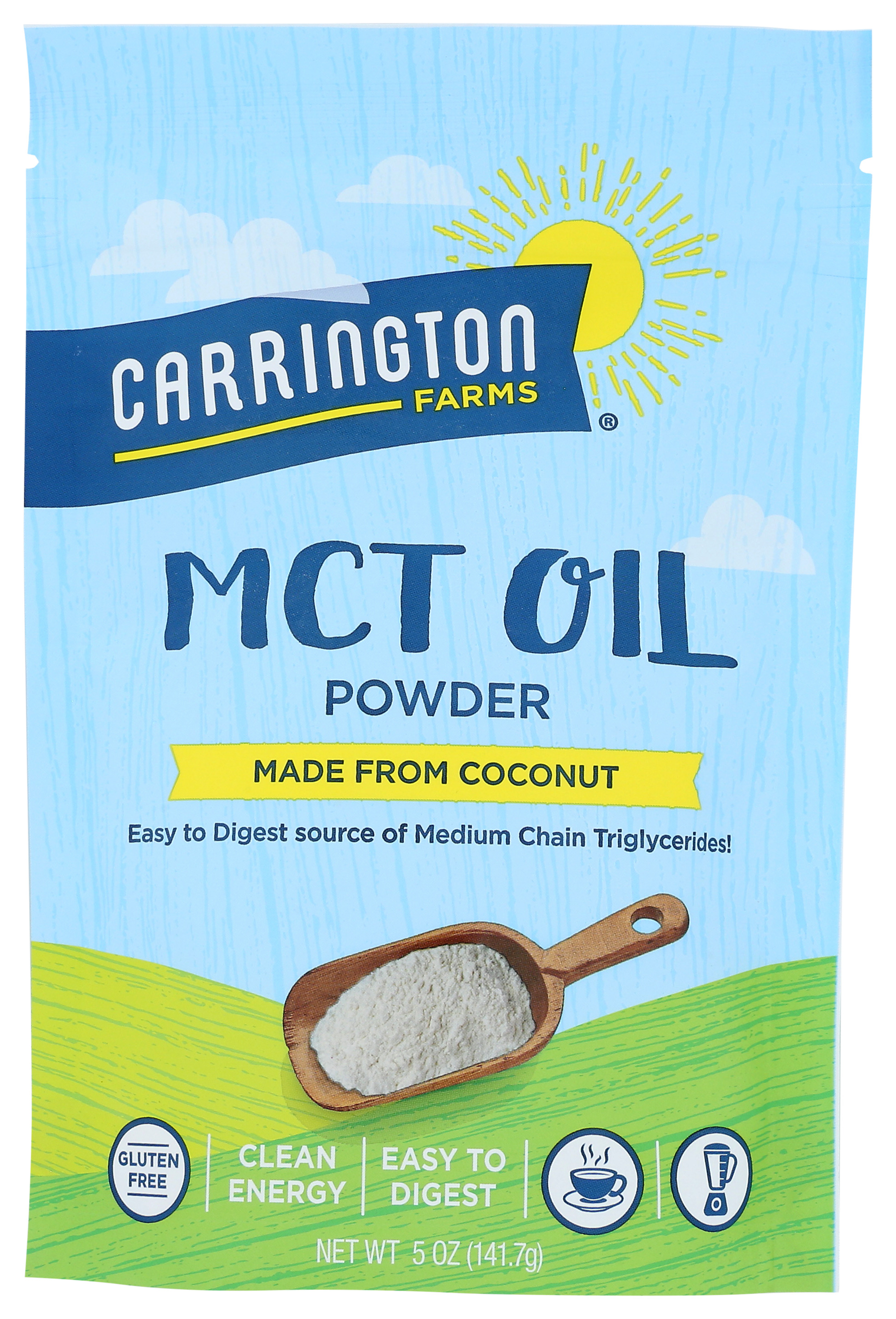 Mct Oil Powder Carrington Farms 5 Oz Made From Coconut