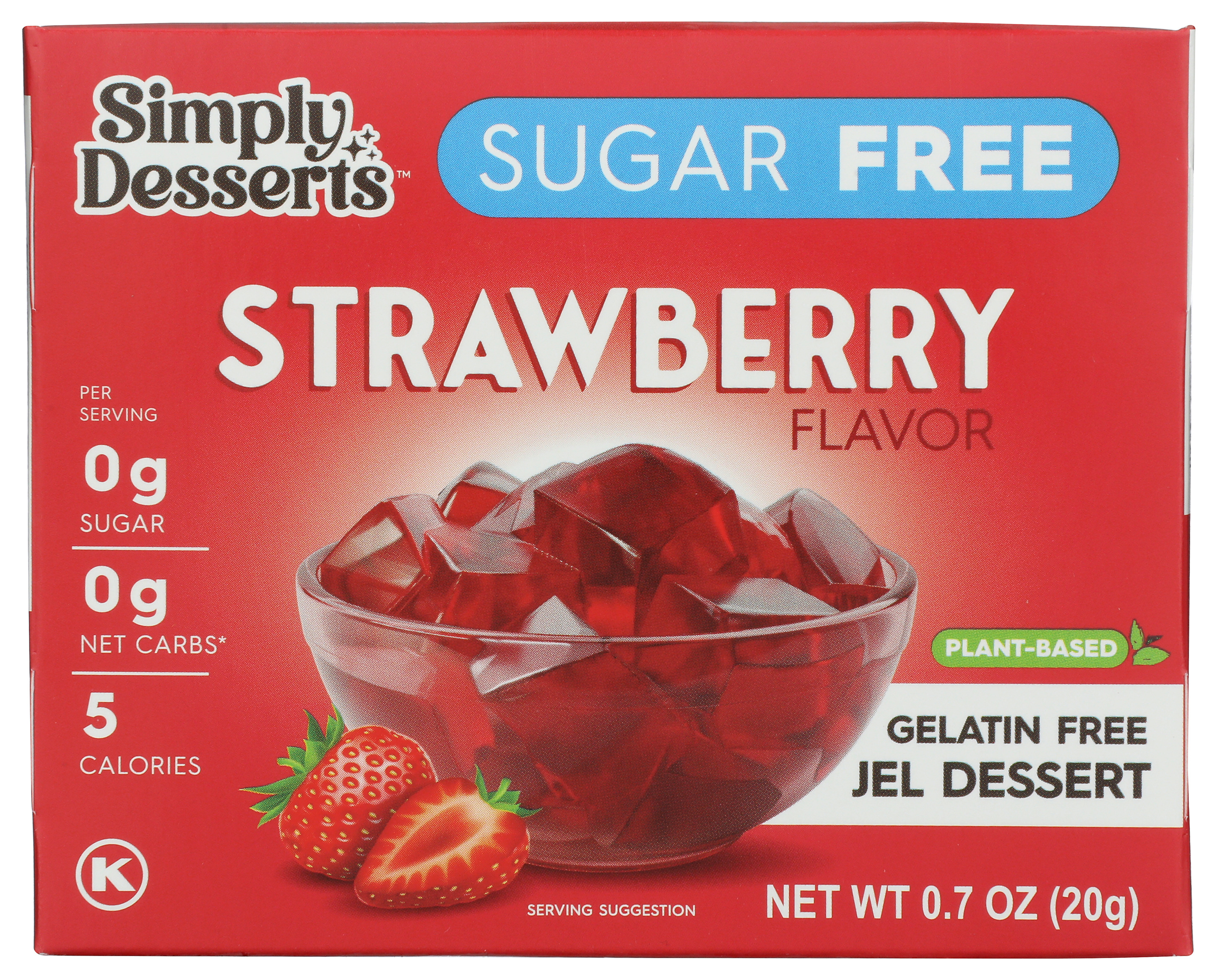 Sugar Free Simply Desserts Strawberry Jel Dessert 0.7 Oz 7
