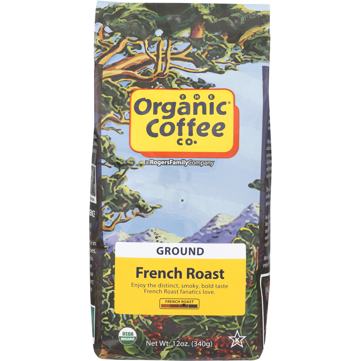 Organic Coffee Co. Ground French Roast 12 Oz