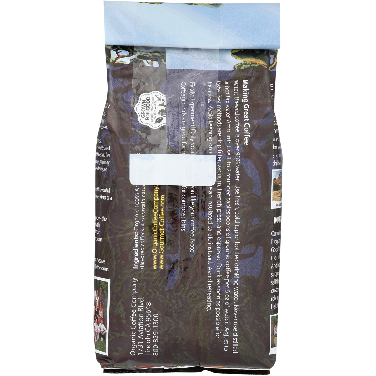 Organic Coffee Co. Ground French Roast 12 Oz