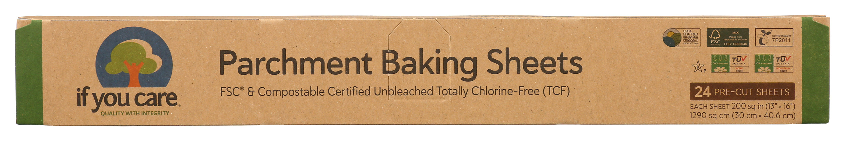 If You Care Parchment Baking Sheets 24 Count Ct