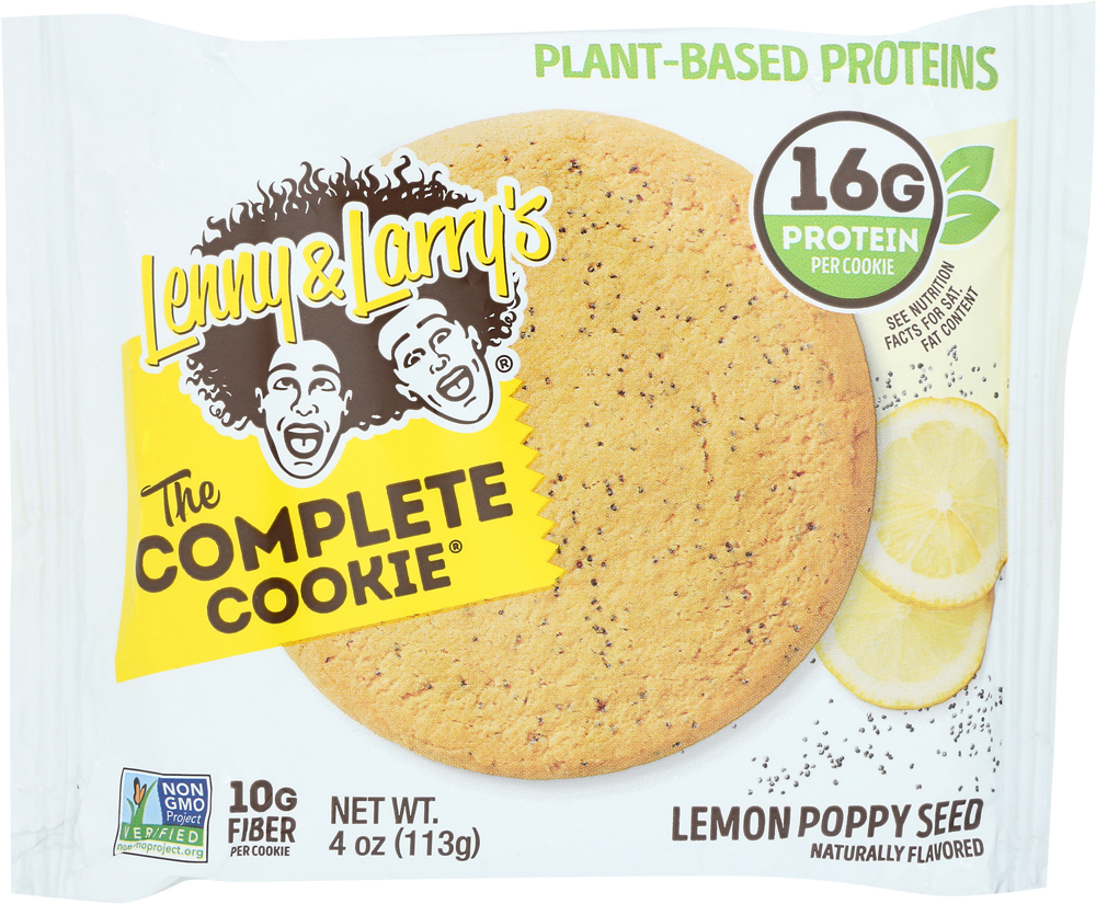 The Complete Cookie Lemon Poppy Seed By Lenny & Larry’S 4 Oz