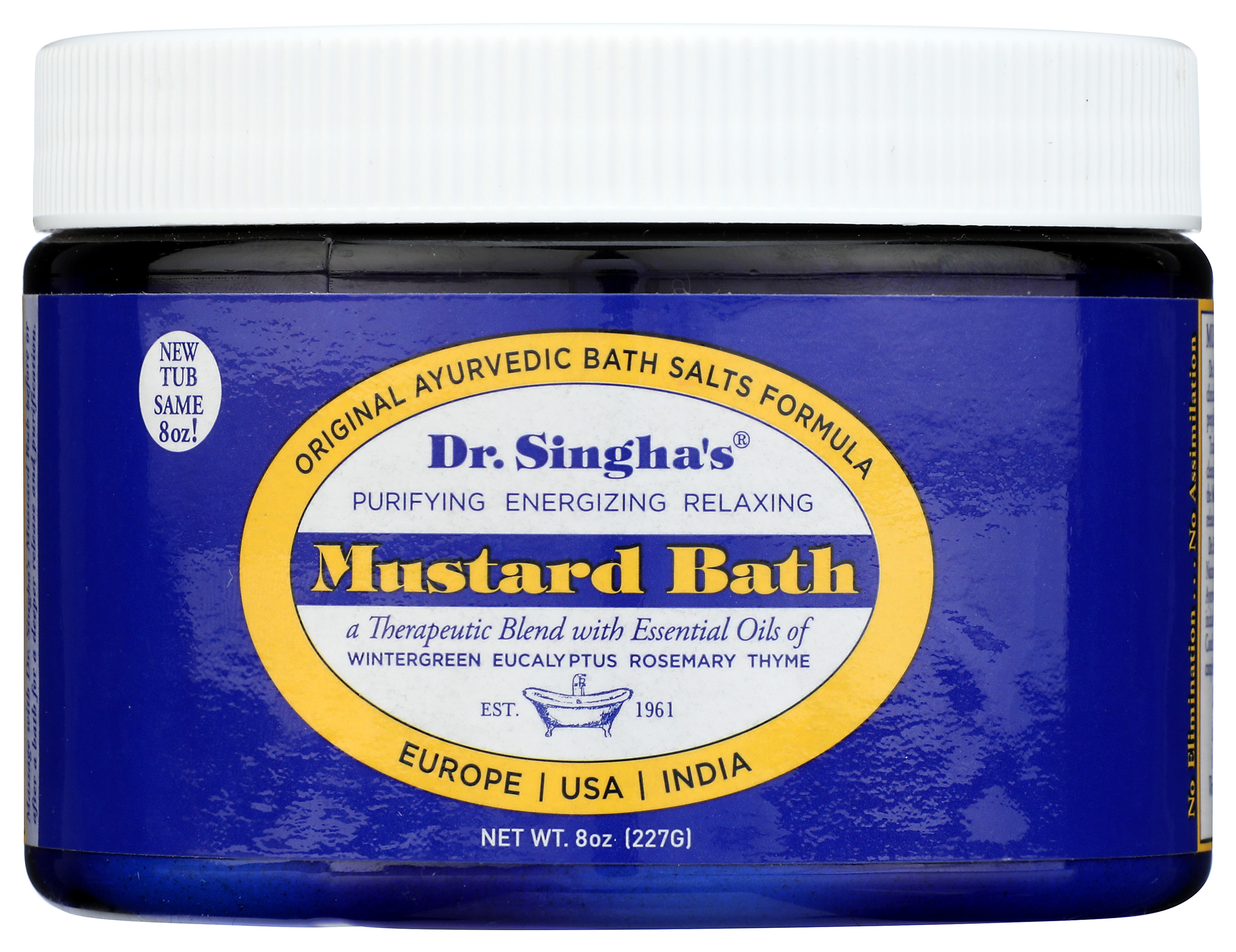 Dr. Singha'S Mustard Bath Ayurvedic Salts 8 Oz