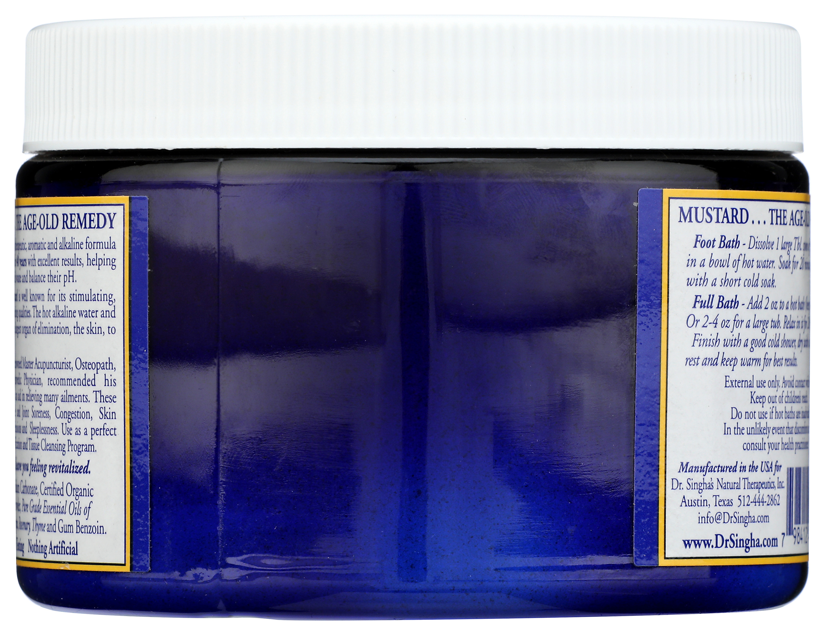 Dr. Singha'S Mustard Bath Ayurvedic Salts 8 Oz