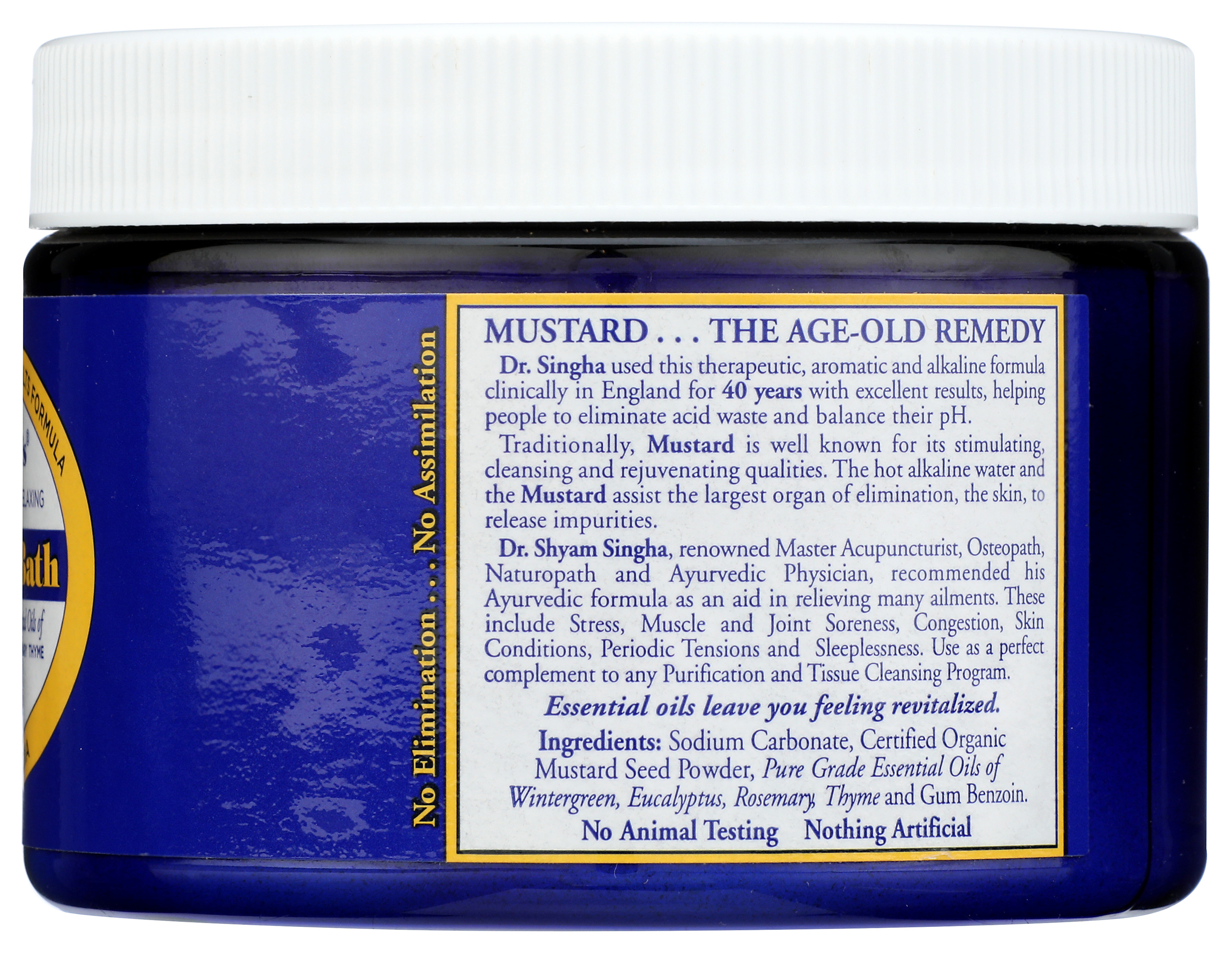 Dr. Singha'S Mustard Bath Ayurvedic Salts 8 Oz