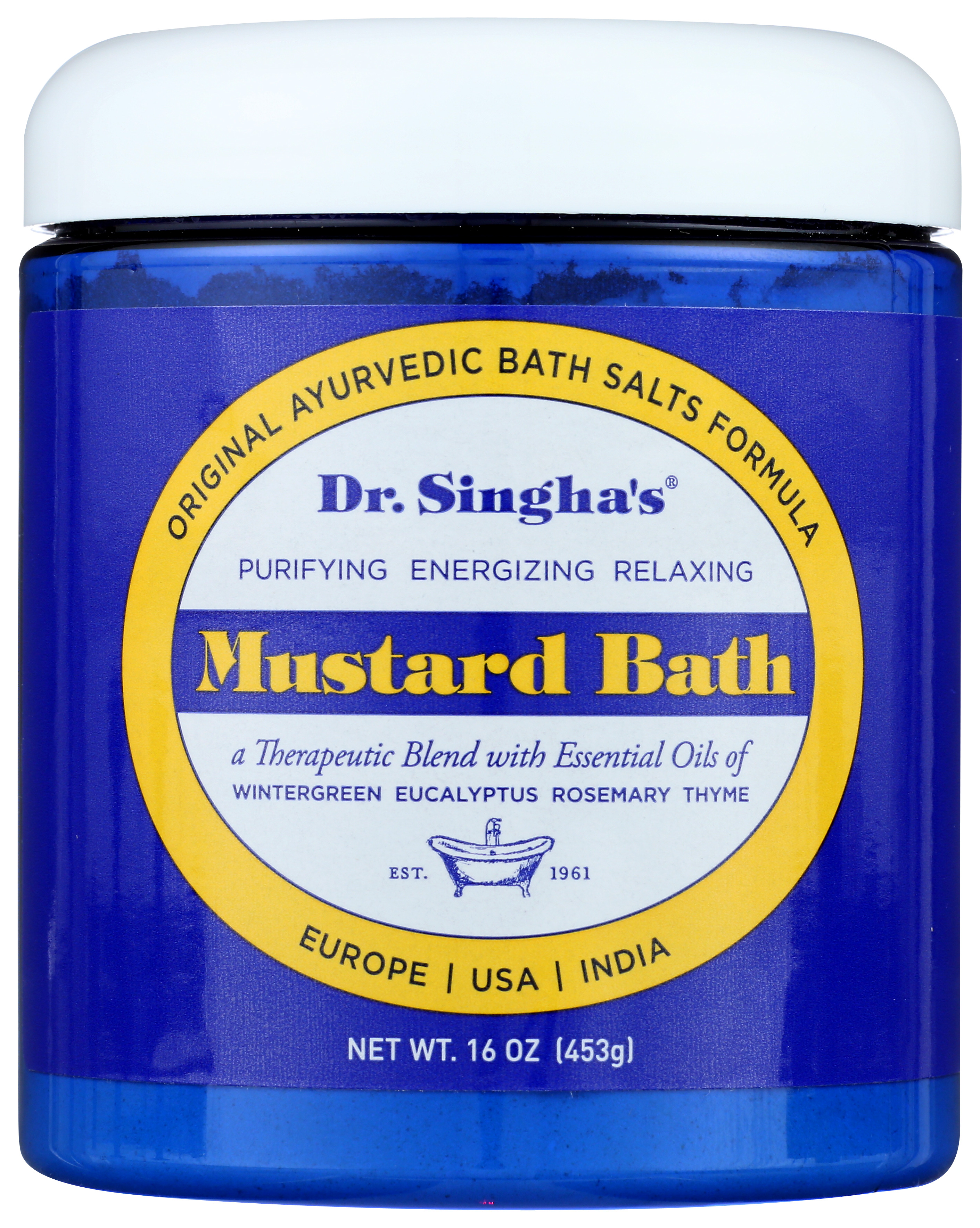 Dr. Singha'S Mustard Bath Therapeutic Salts 16 Oz