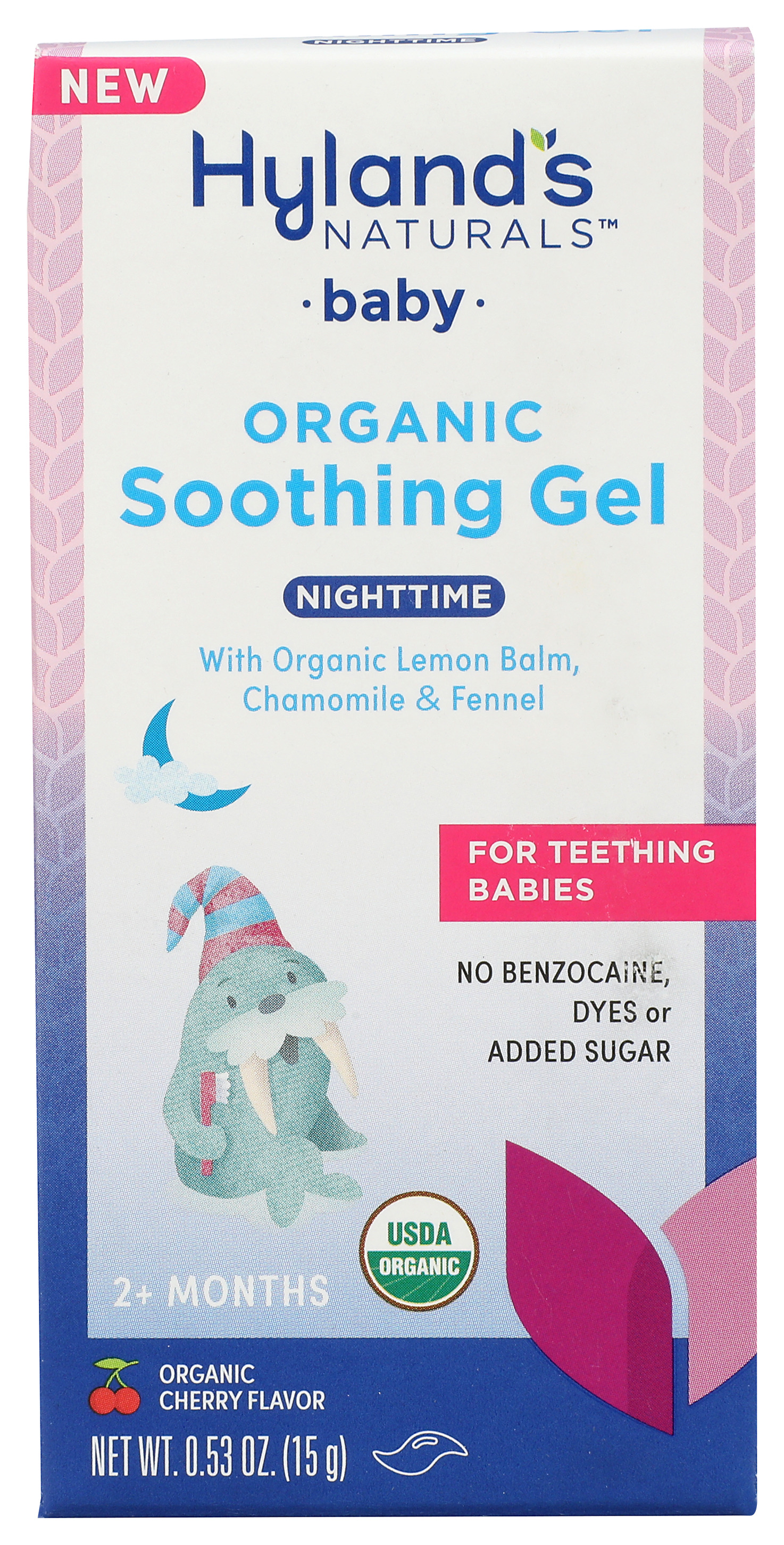 Organic Nighttime Baby Soothing Gel By Hyland’S Naturals 0.53 Oz