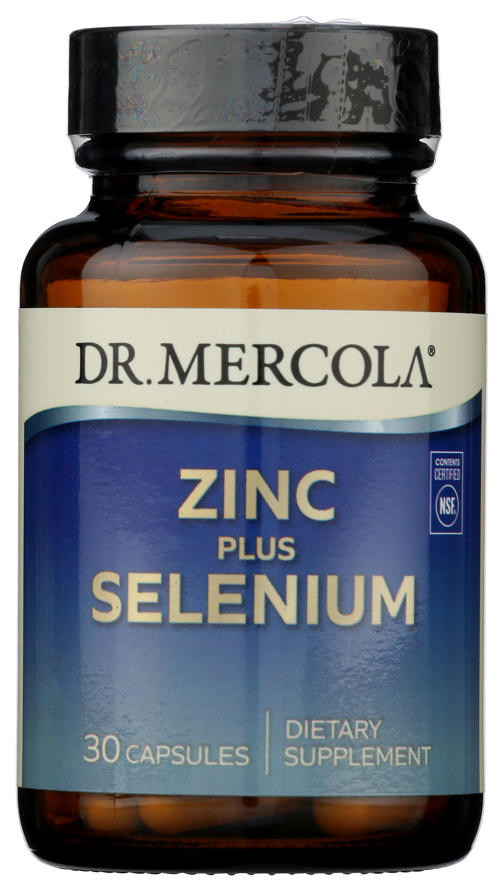Dr Mercola Zinc Plus Selenium Dietary Supplement 30 Capsules