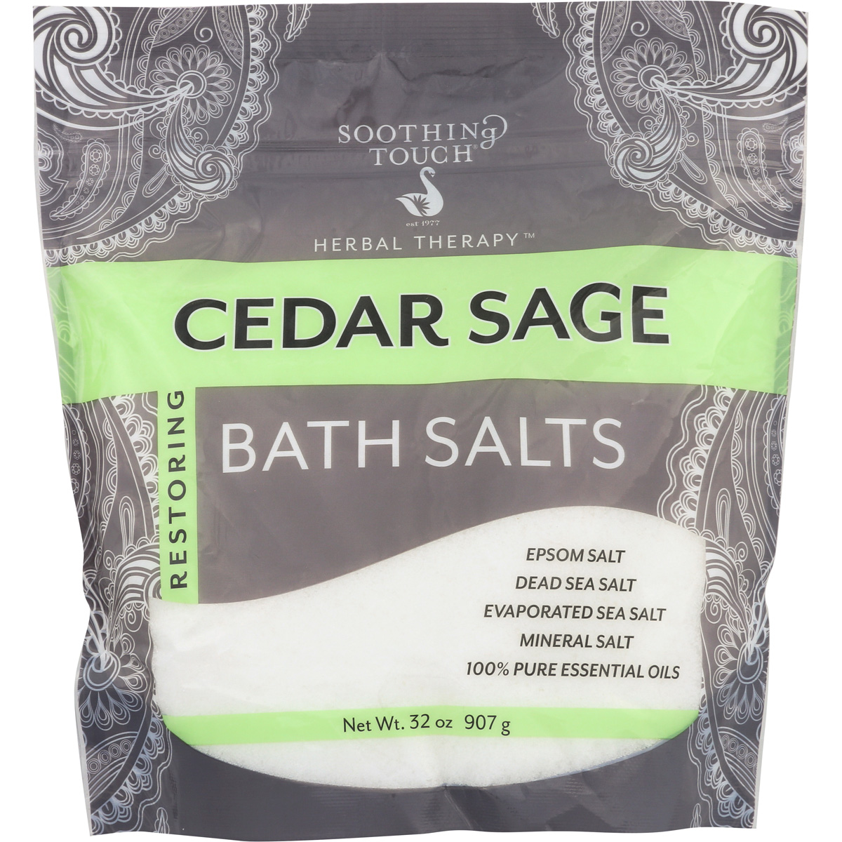 Soothing Touch Cedar Sage Bath Salts 32 Oz