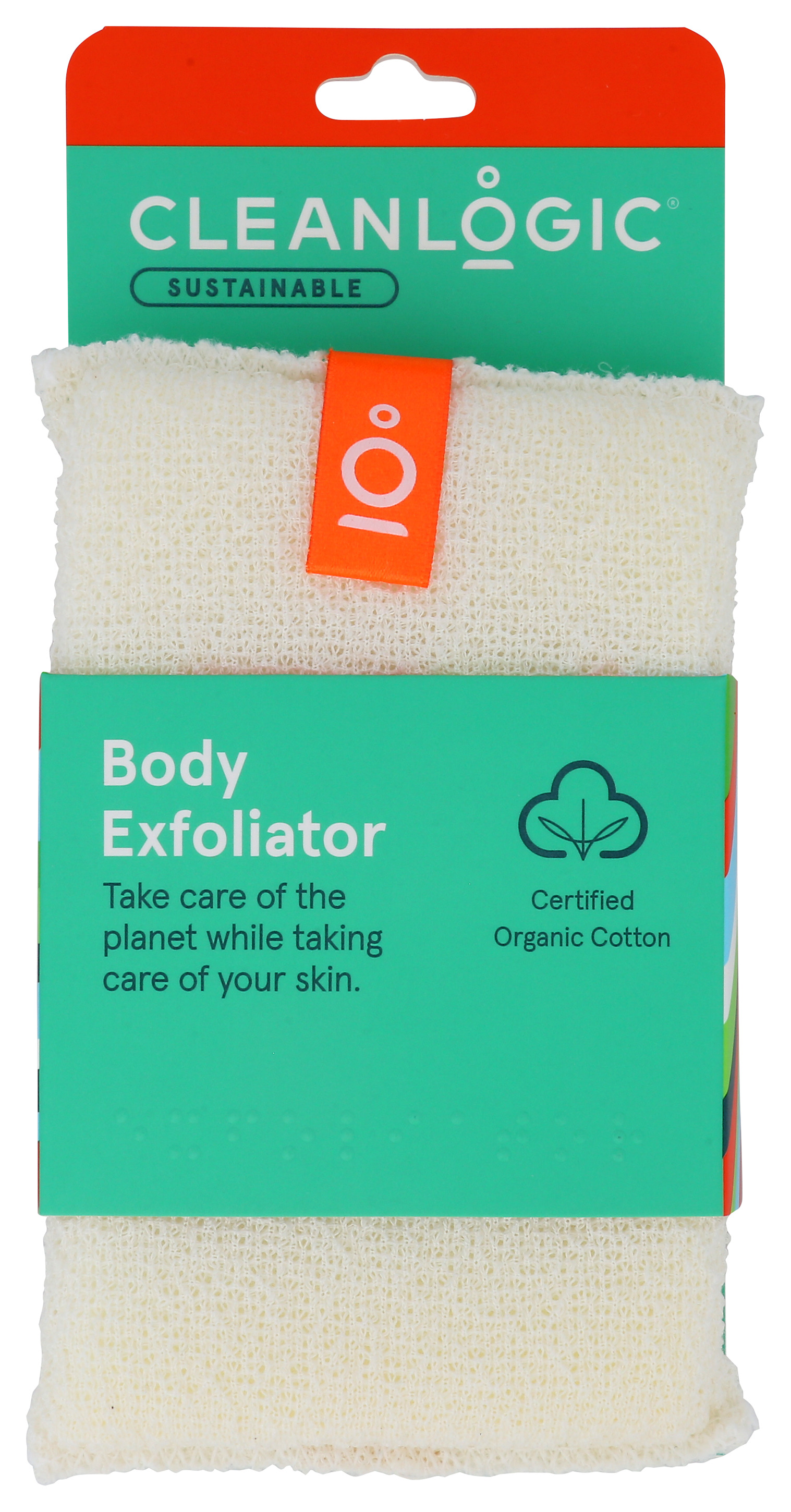 Cleanlogic Body Exfoliator Scrubber Scrub 1 Ct