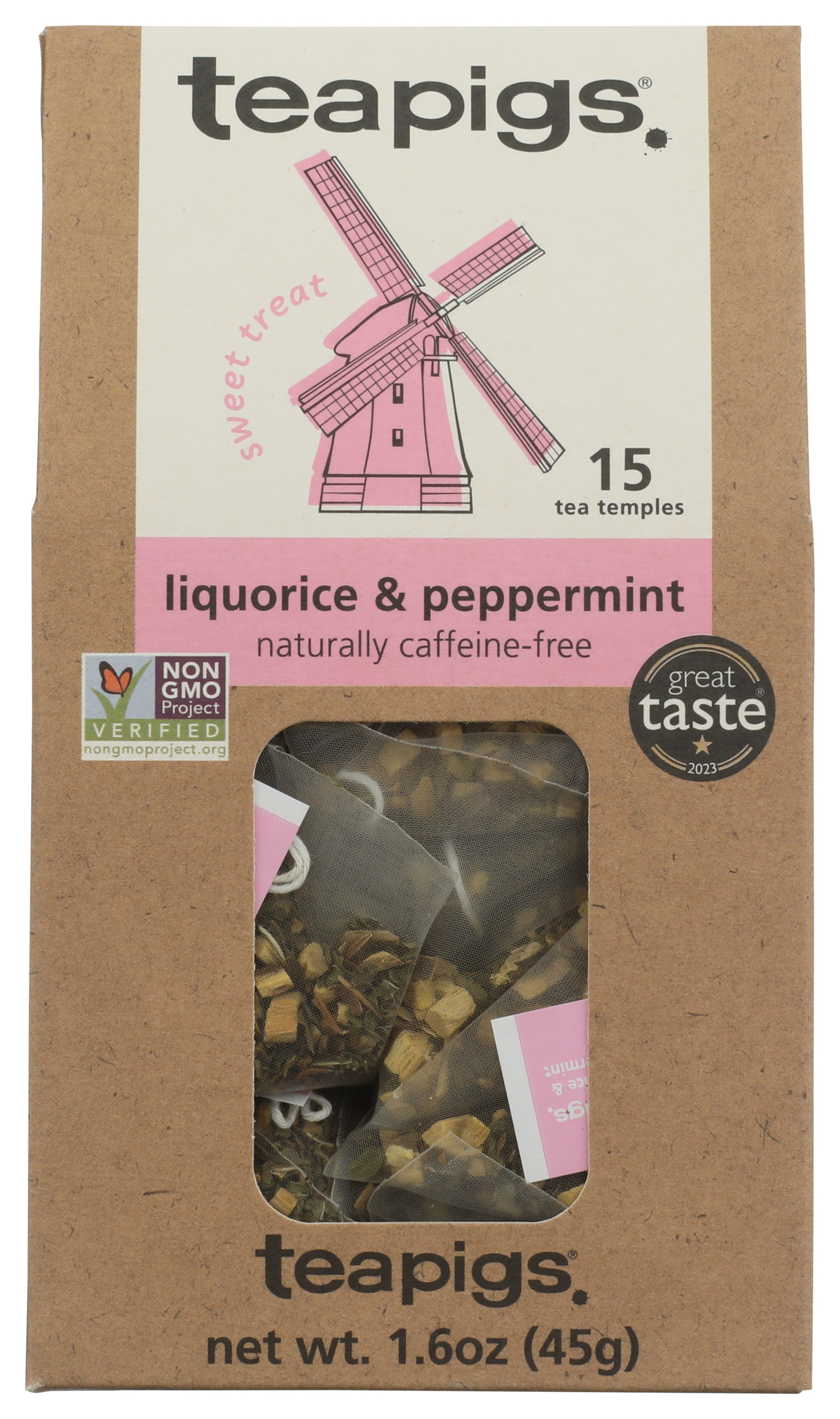 Teapigs Liquorice And Peppermint Sweet Treat Tea 15 Temples Rice Ct