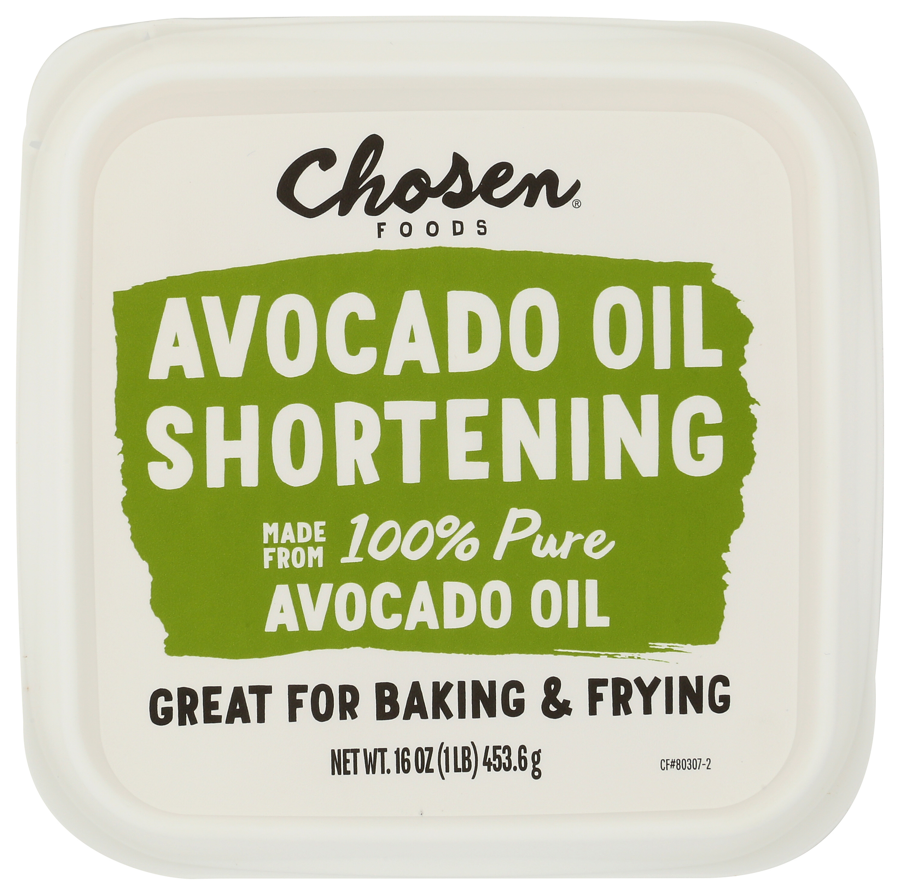 Avocado Oil Shortening By Chosen Foods 16 Oz