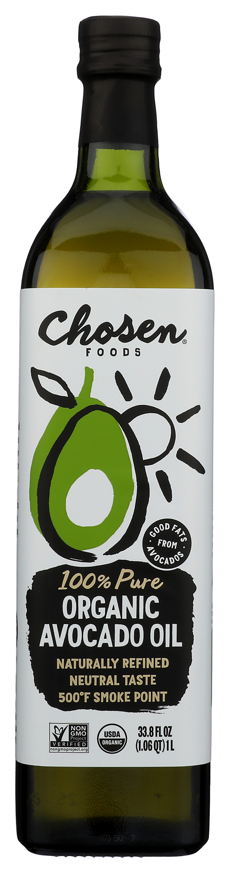 Chosen Foods Organic Avocado Oil 1 Liter
