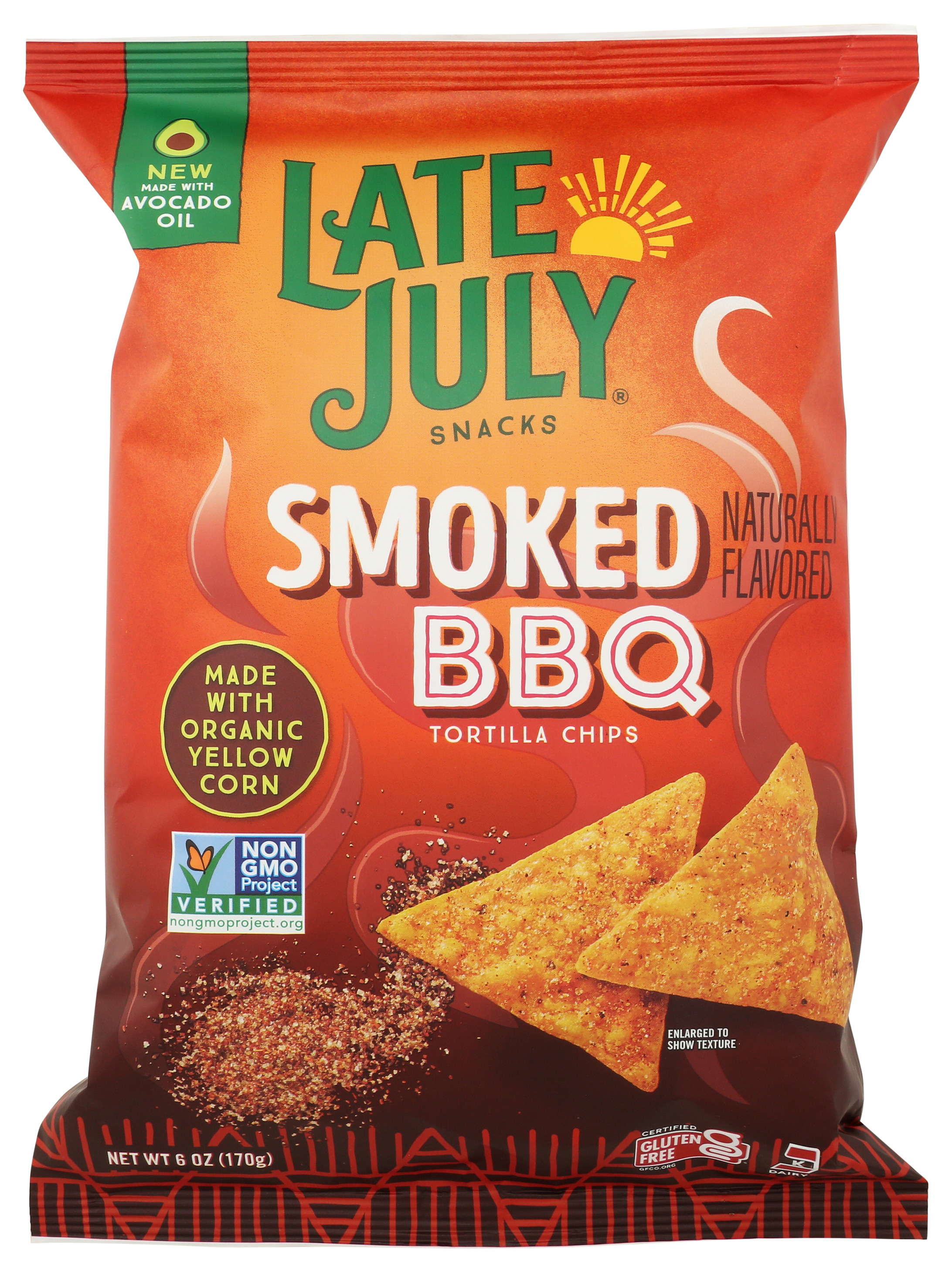 Late July Organic Smoked Bbq Tortilla Chips 6 Oz