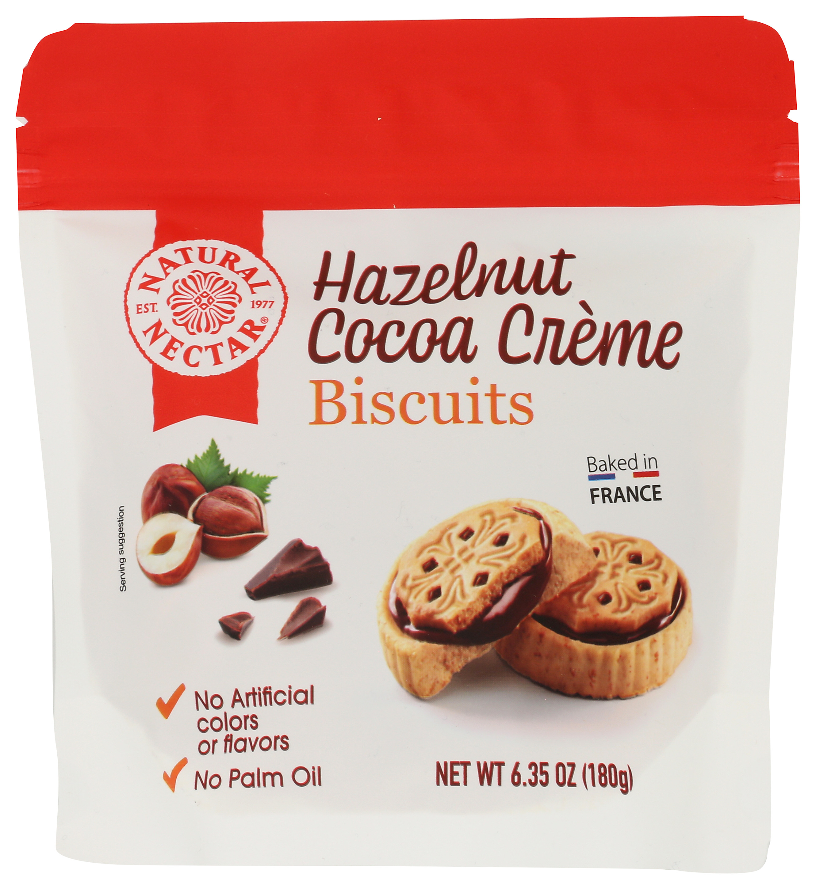 Hazelnut Cocoa Creme Biscuits By Natural Nectar Cookies