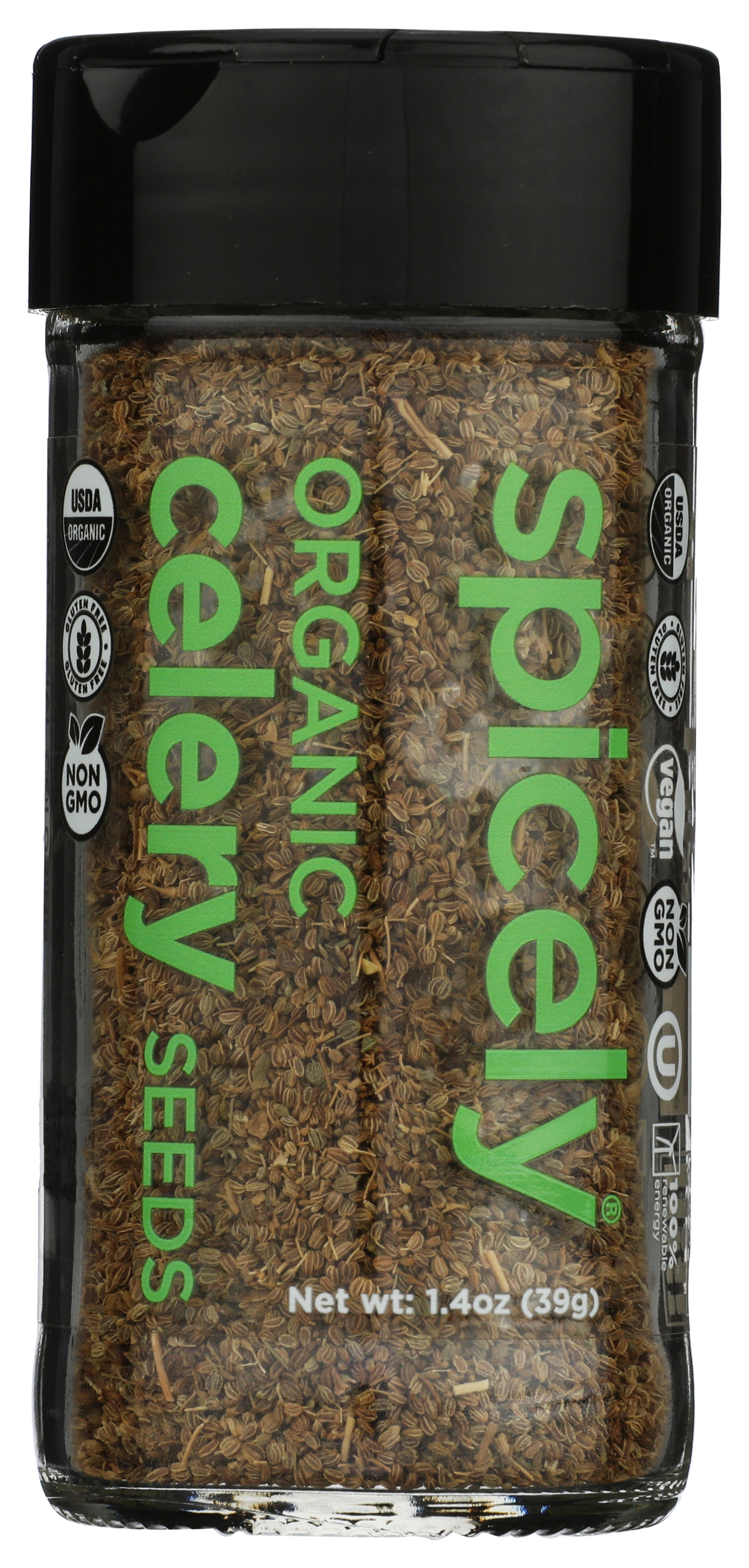Organic Celery Seeds By Spicely Organics 1.4 Oz