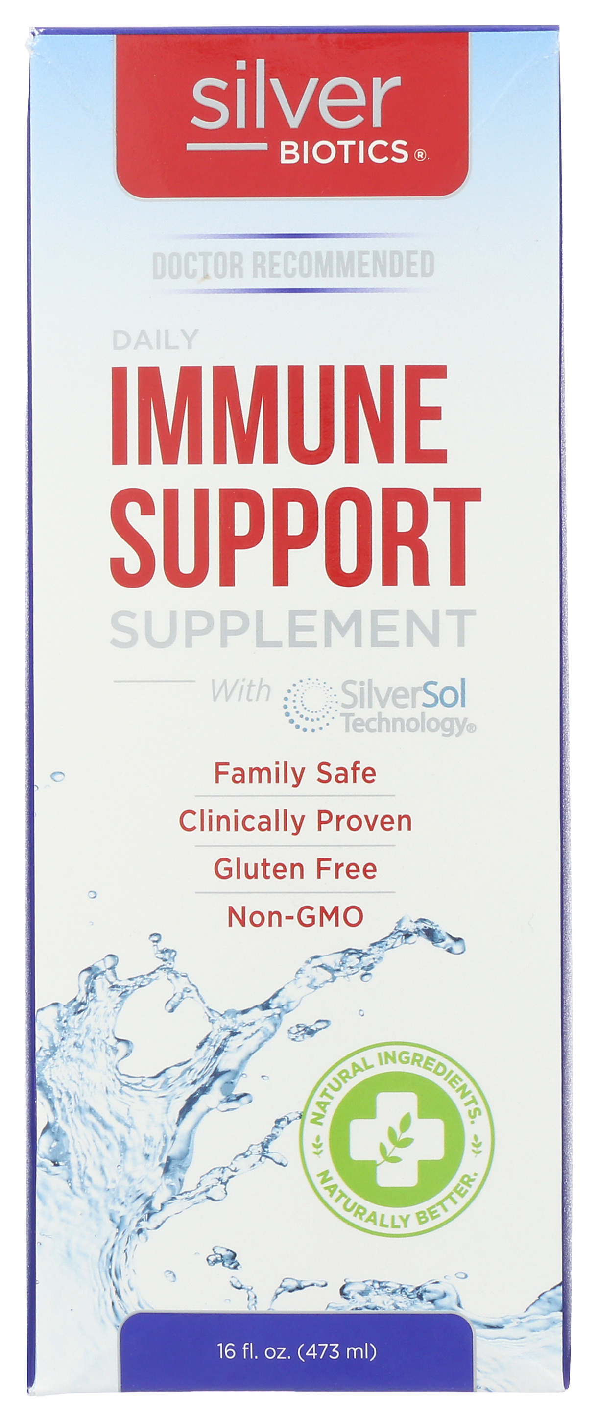 Silver Biotics Daily Immune Support Liquid Supplement 16 Fl Oz Fl.