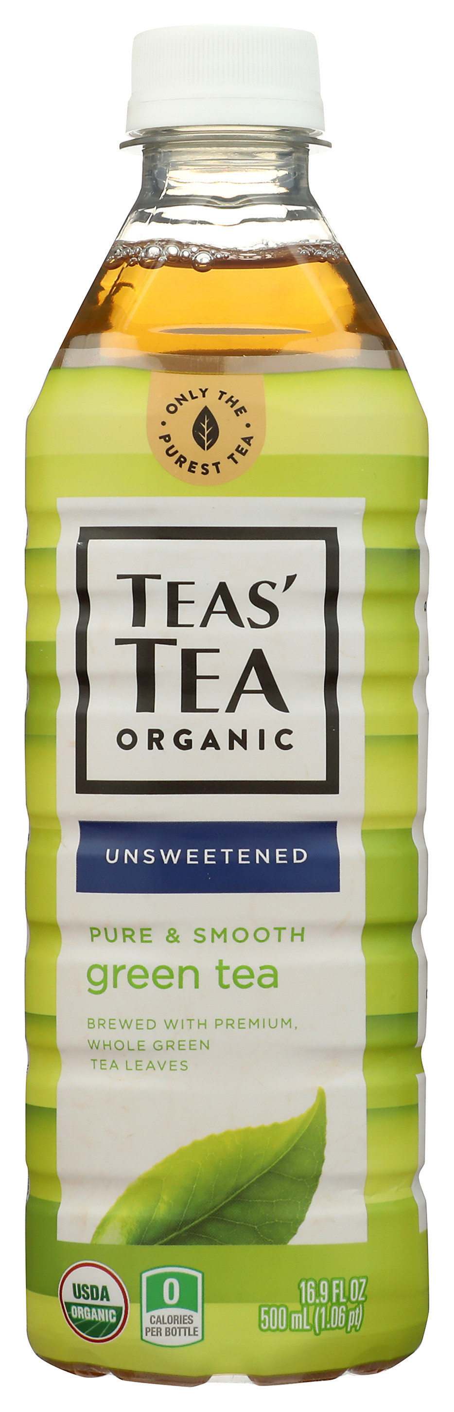 Teas’ Tea Organic Unsweetened Green 16.9 Fl Oz