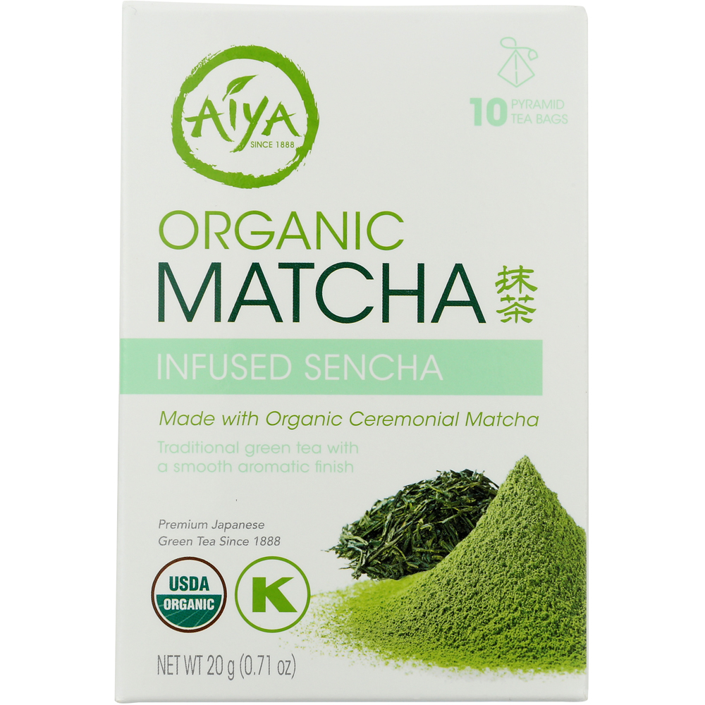 Aiya Organic Matcha Infused Sencha Green Tea 20G