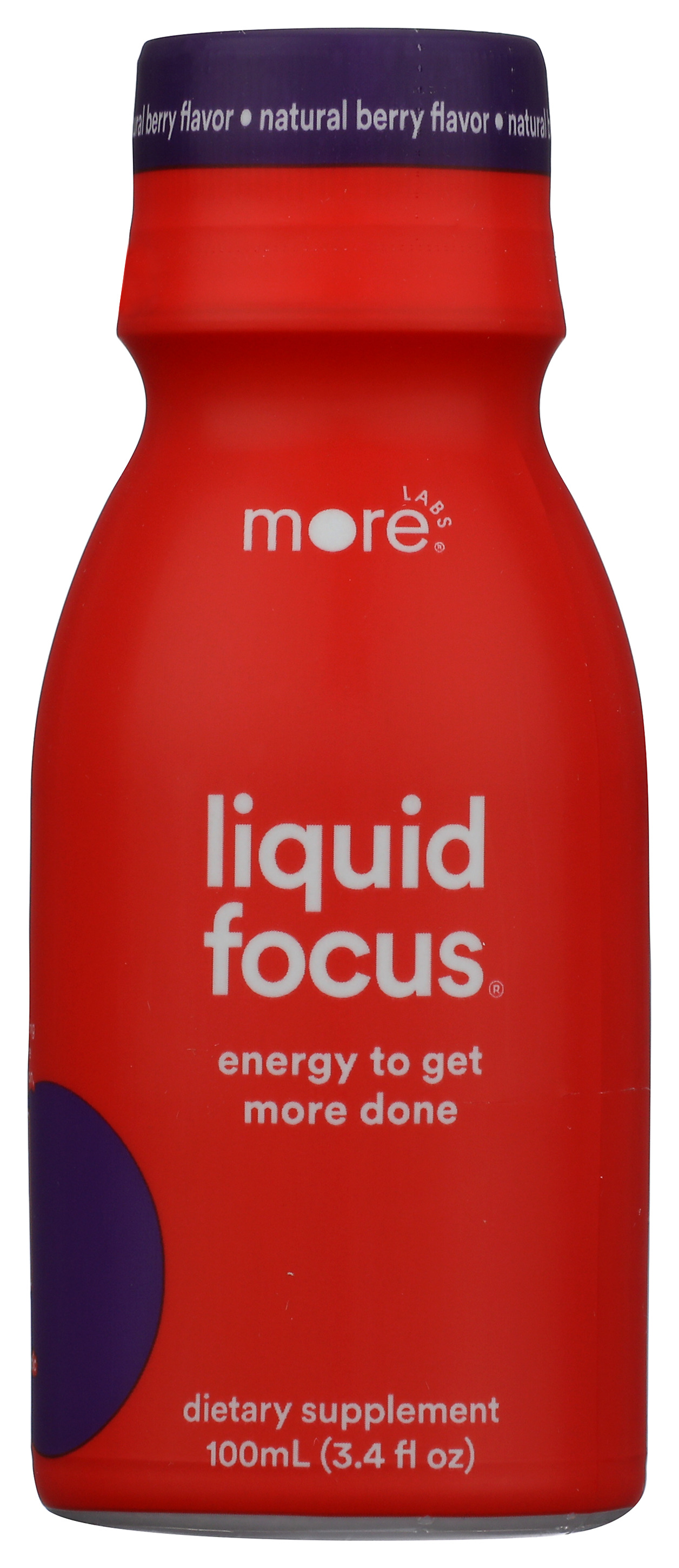 More Labs Energy Focus Liquid Supplement 3.4 Fl Oz Boost