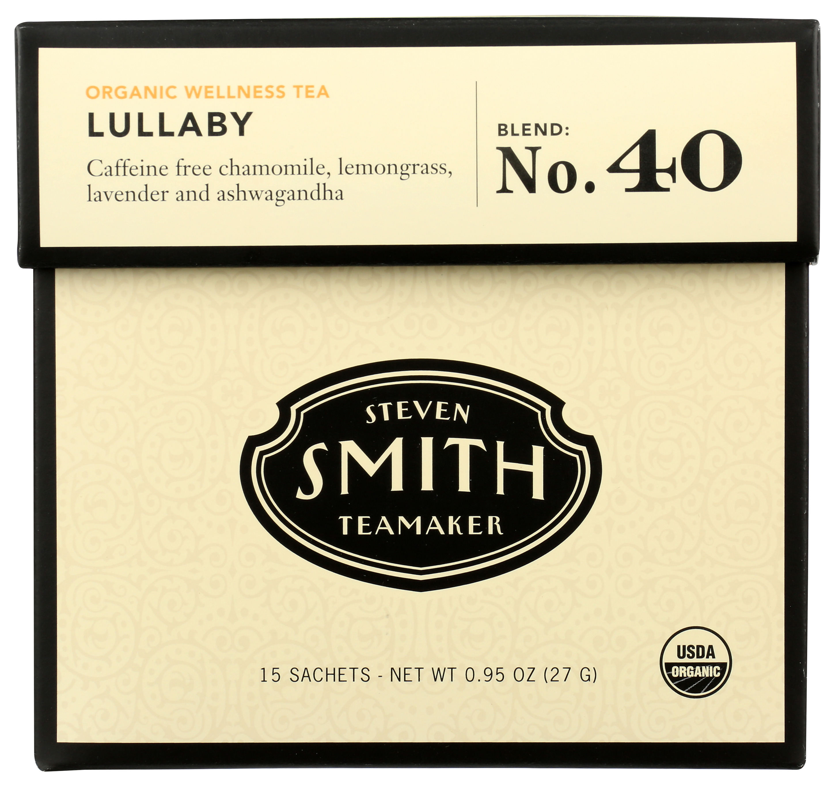 Smith Teamaker Organic Wellness Tea Lullaby Blend 15 Sachets Bag