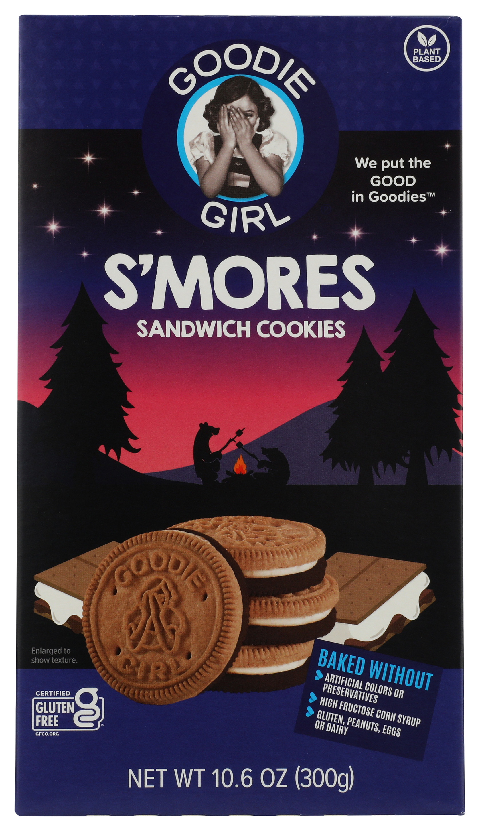 Goodie Girl S’Mores 10.6 Oz Sandwich Cookies Snacks Chocolate