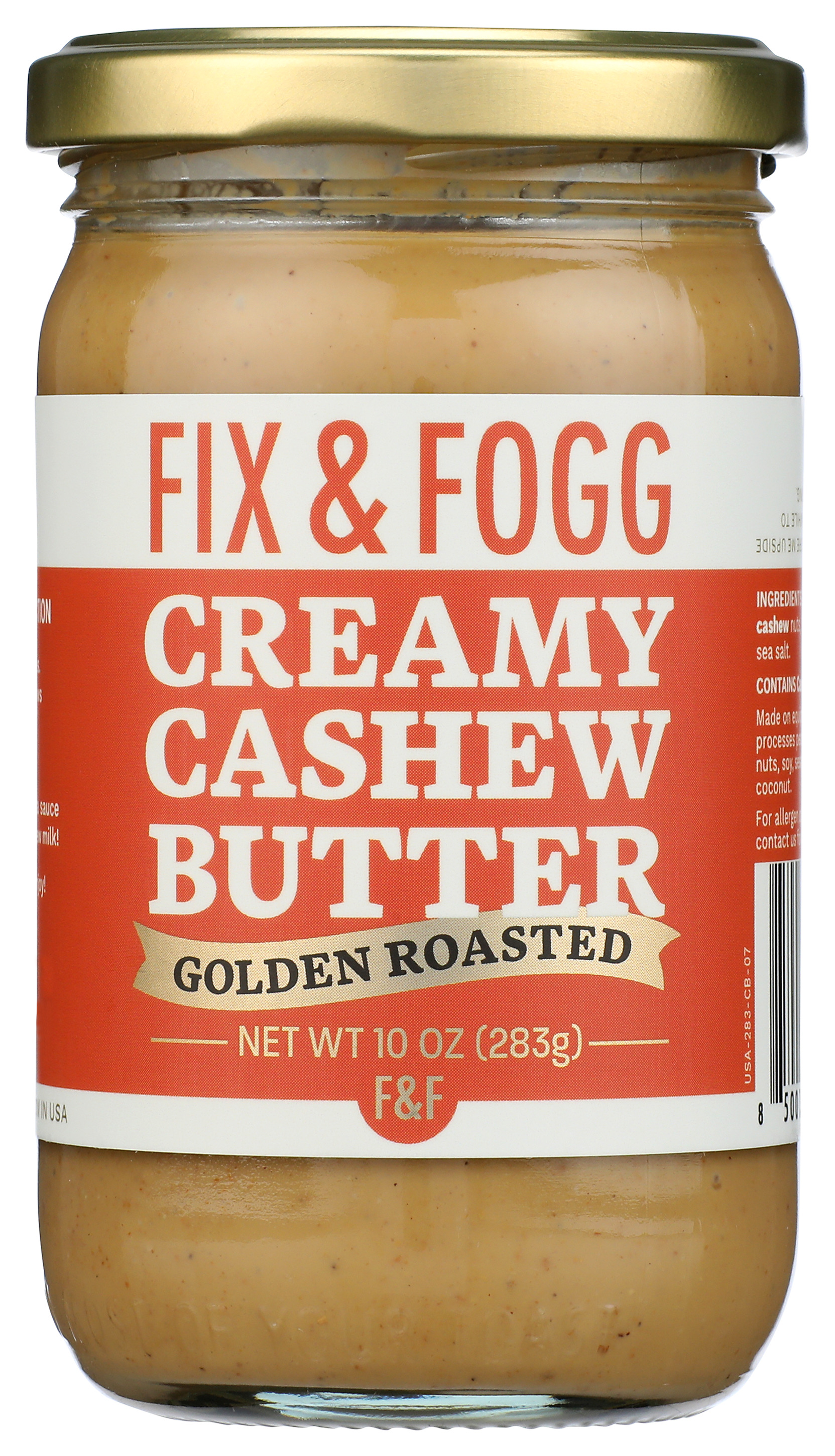 Creamy Cashew Butter By Fix & Fogg 10 Oz Pasta