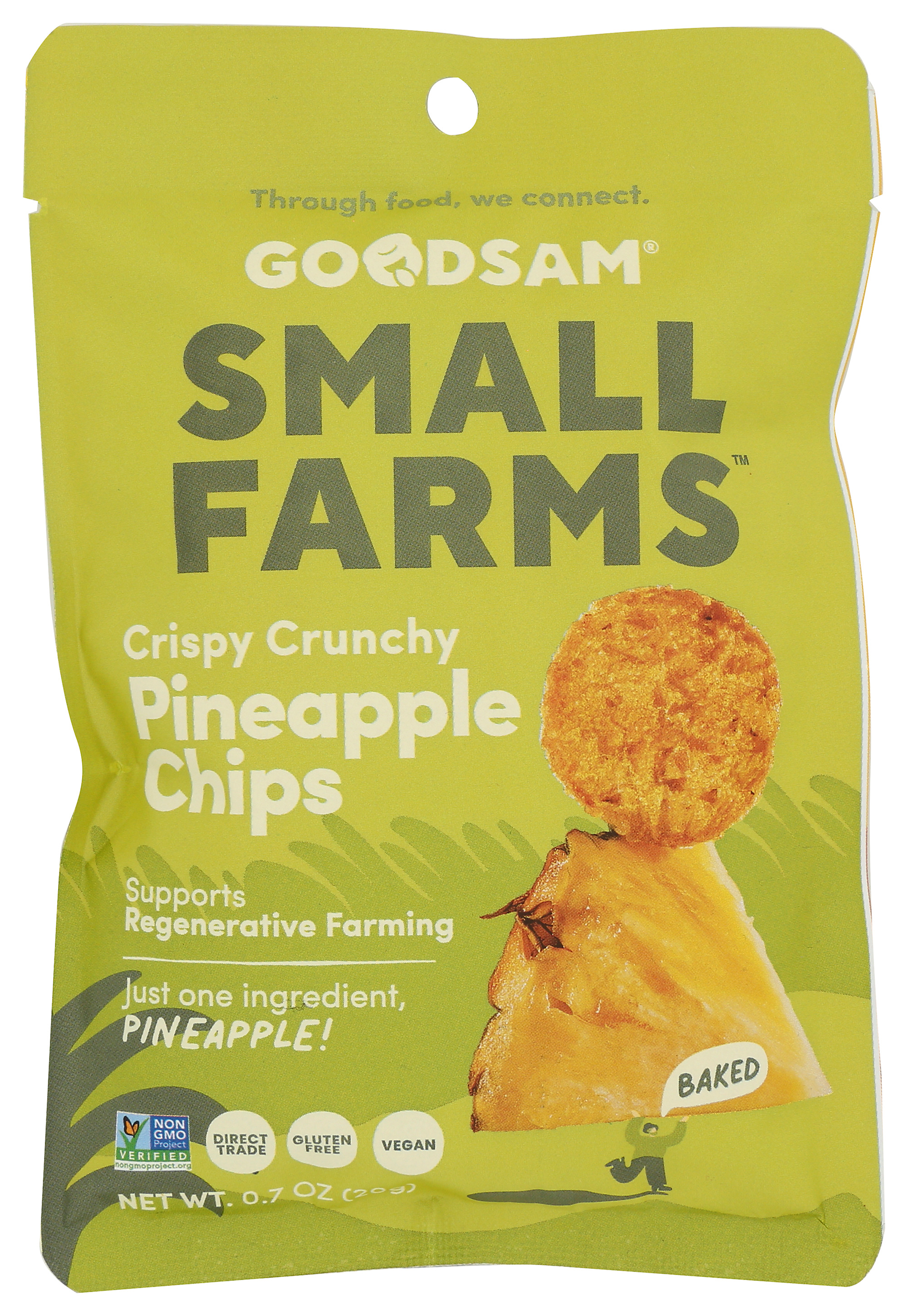 Goodsam Pineapple Chips Small Farms Crispy Crunchy Snack