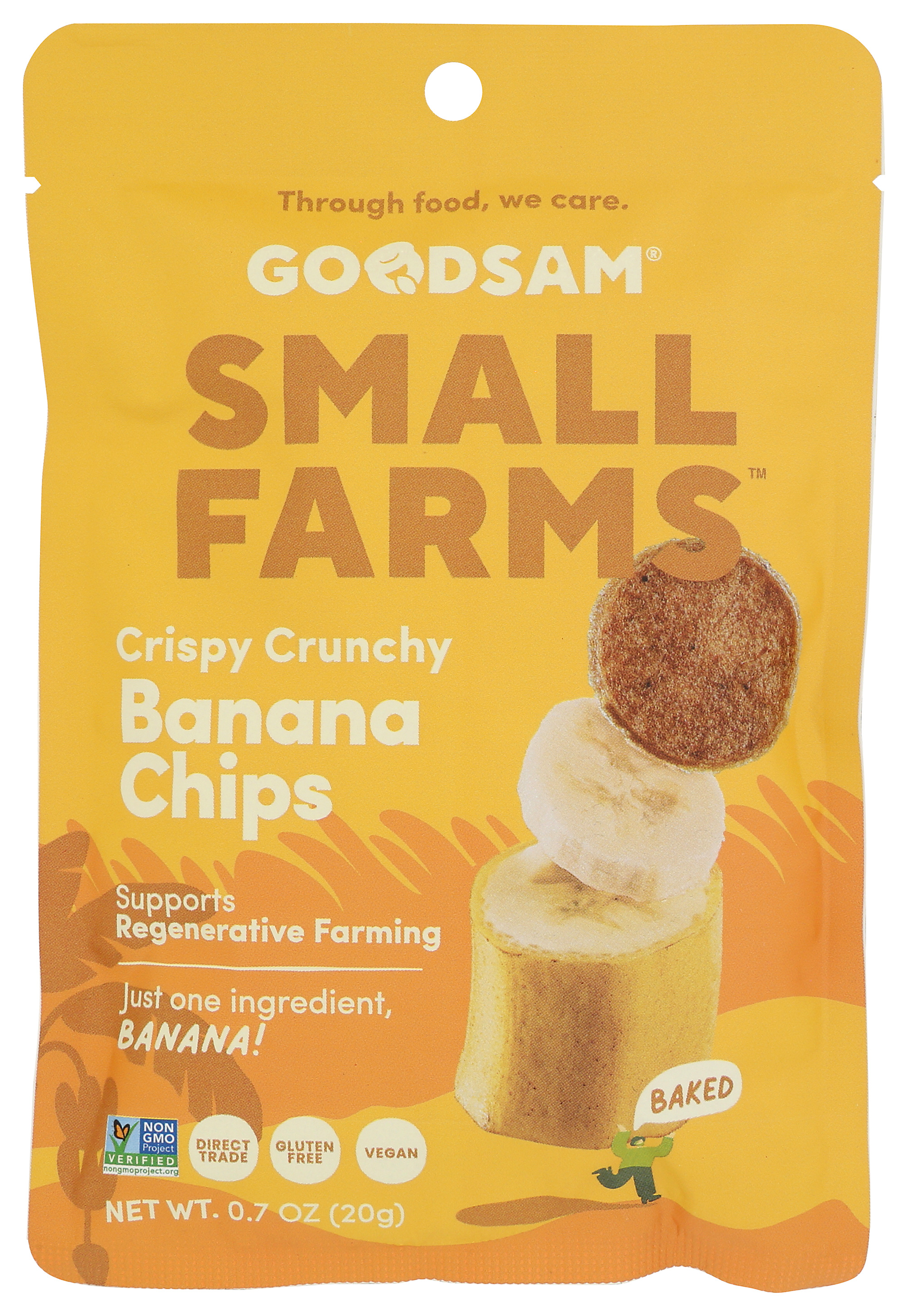 Goodsam Banana Chips Crispy Small Farms Snack Natural