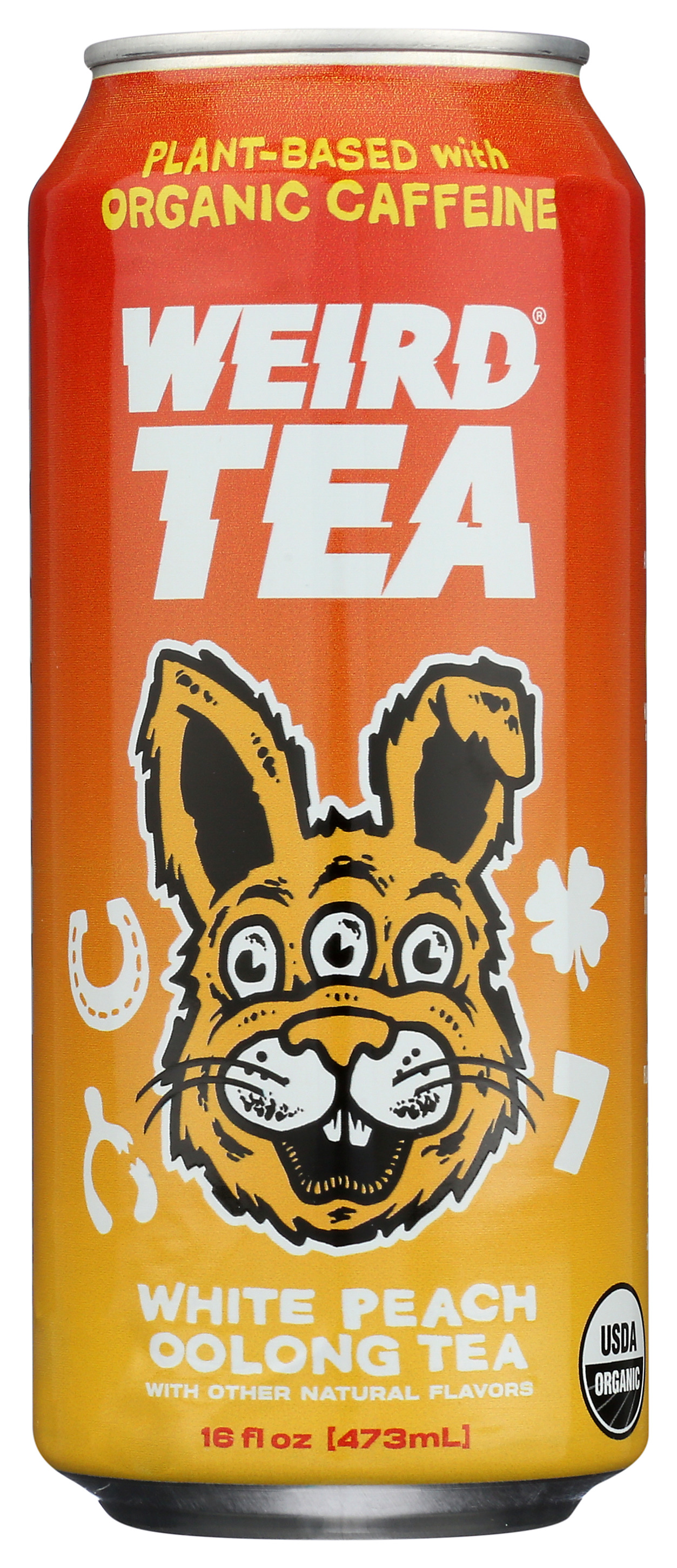 Weird Tea White Peach Oolong 16 Fl Oz Organic Plant-Based Beverage