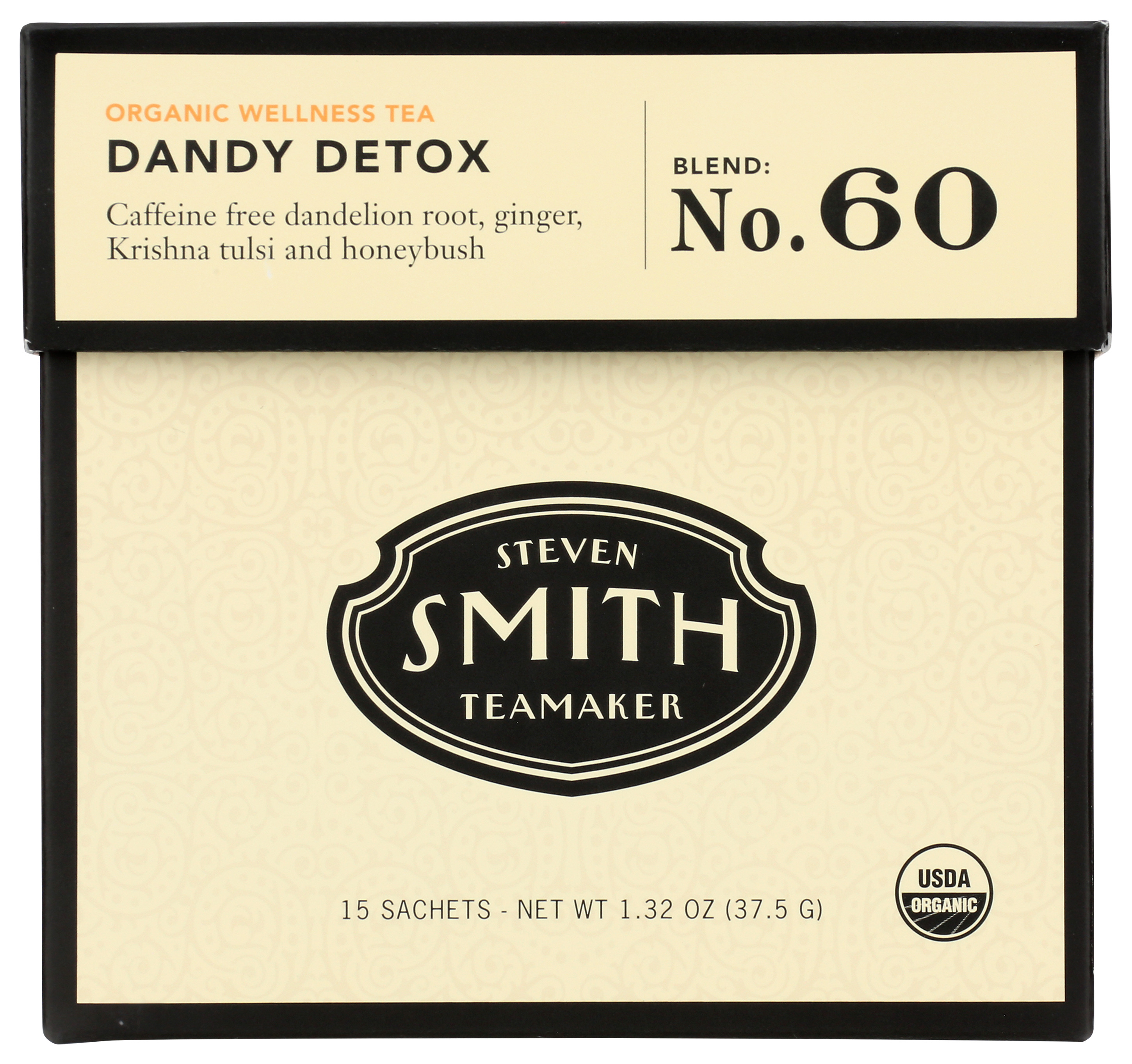 Organic Wellness Dandy Detox Tea By Smith Teamaker 15 Count Ct