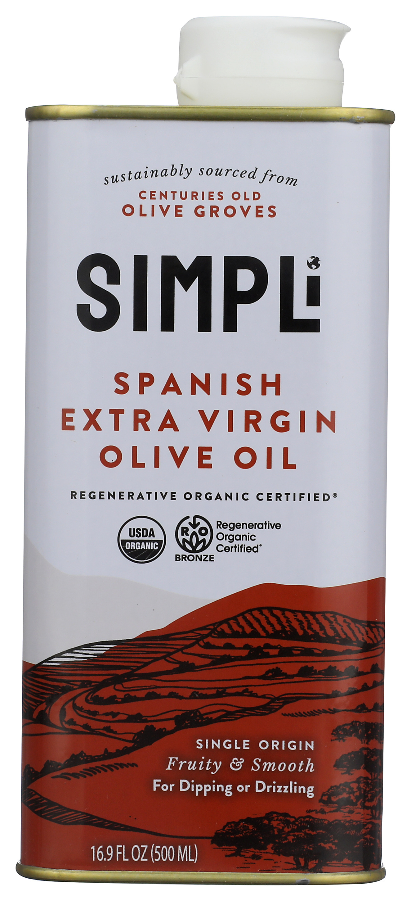Simpli Spanish Extra Virgin Olive Oil 16.9 Fl Oz