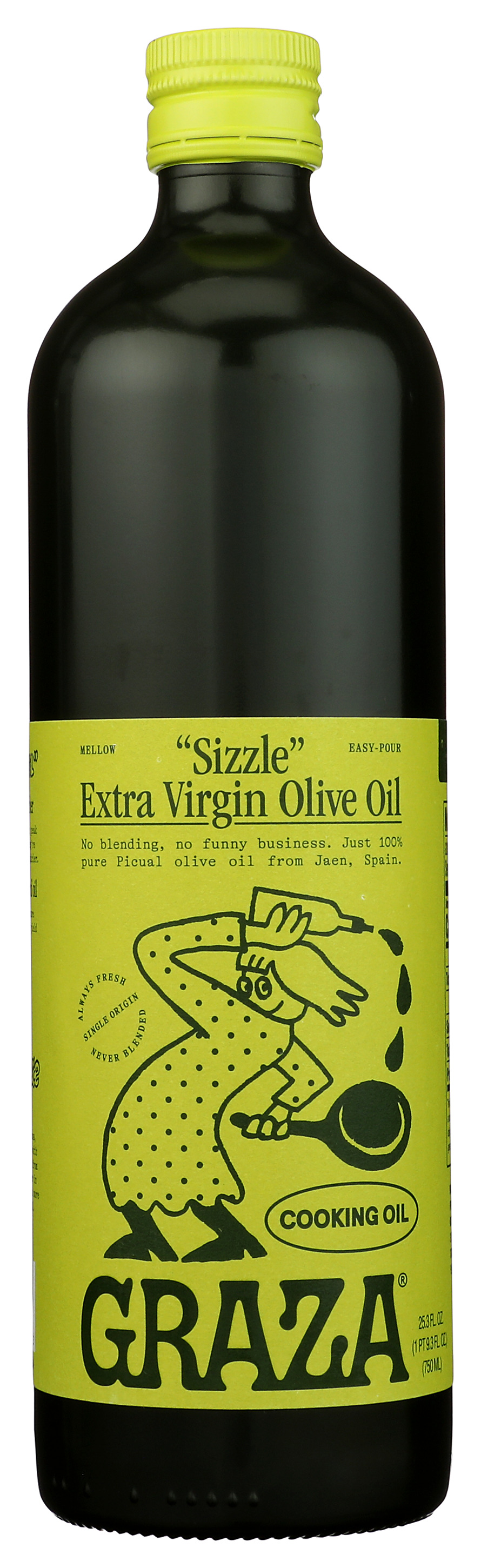 Graza Sizzle Pure Extra Virgin Olive Oil 750Ml 13Lbs
