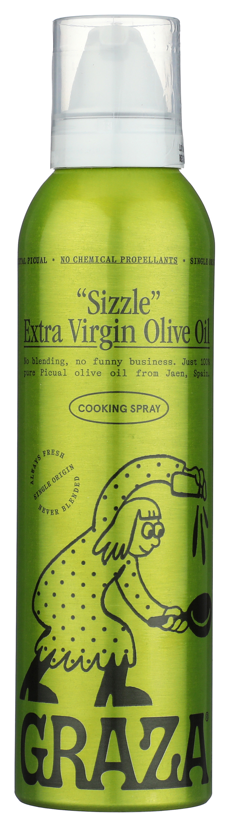 Graza Cooking Spray Extra Virgin Olive Oil 5 Oz Sizzle Floz